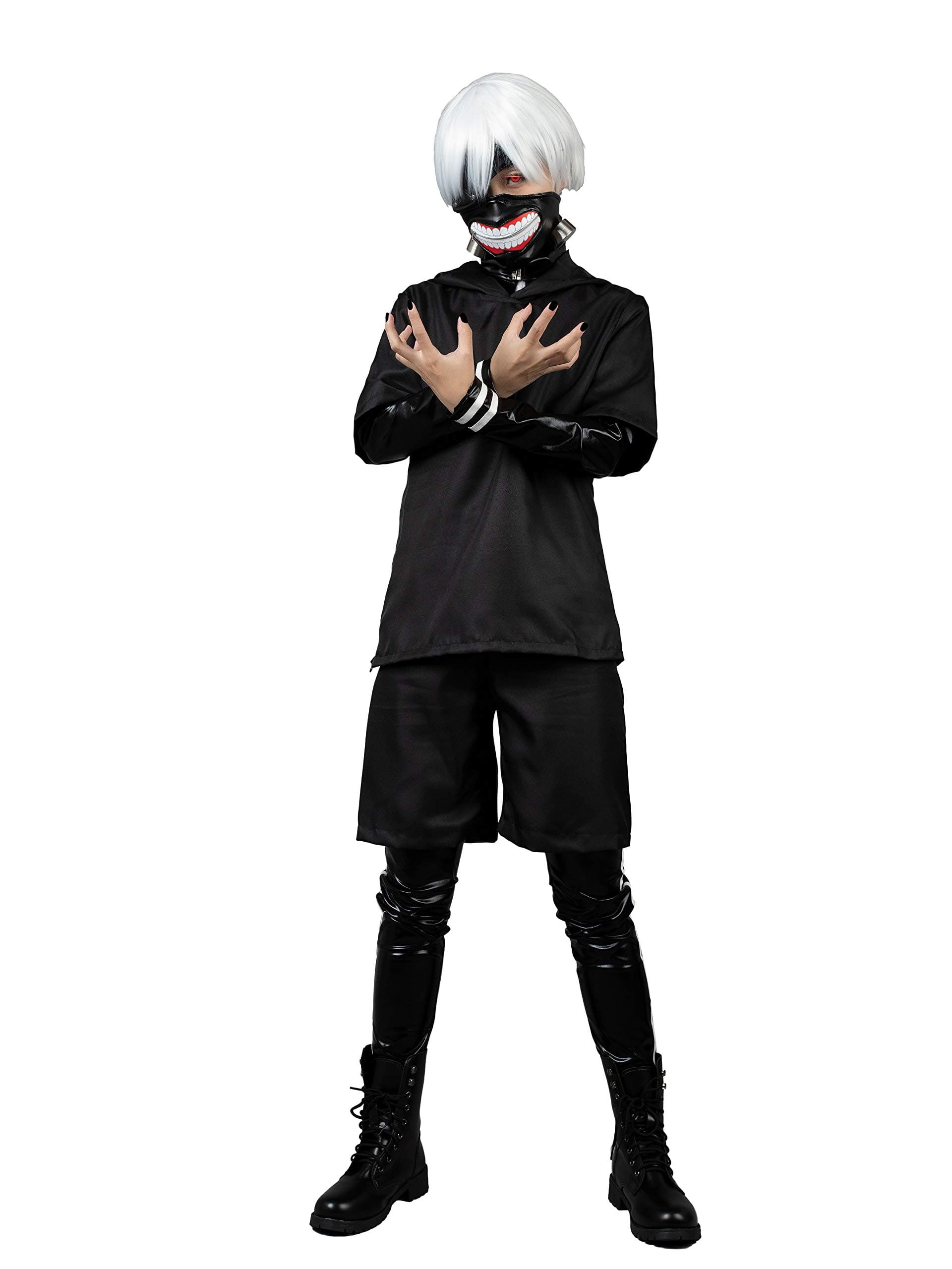 Cosfun Anime Kaneki Ken Cosplay Costumes Full Set mp005087