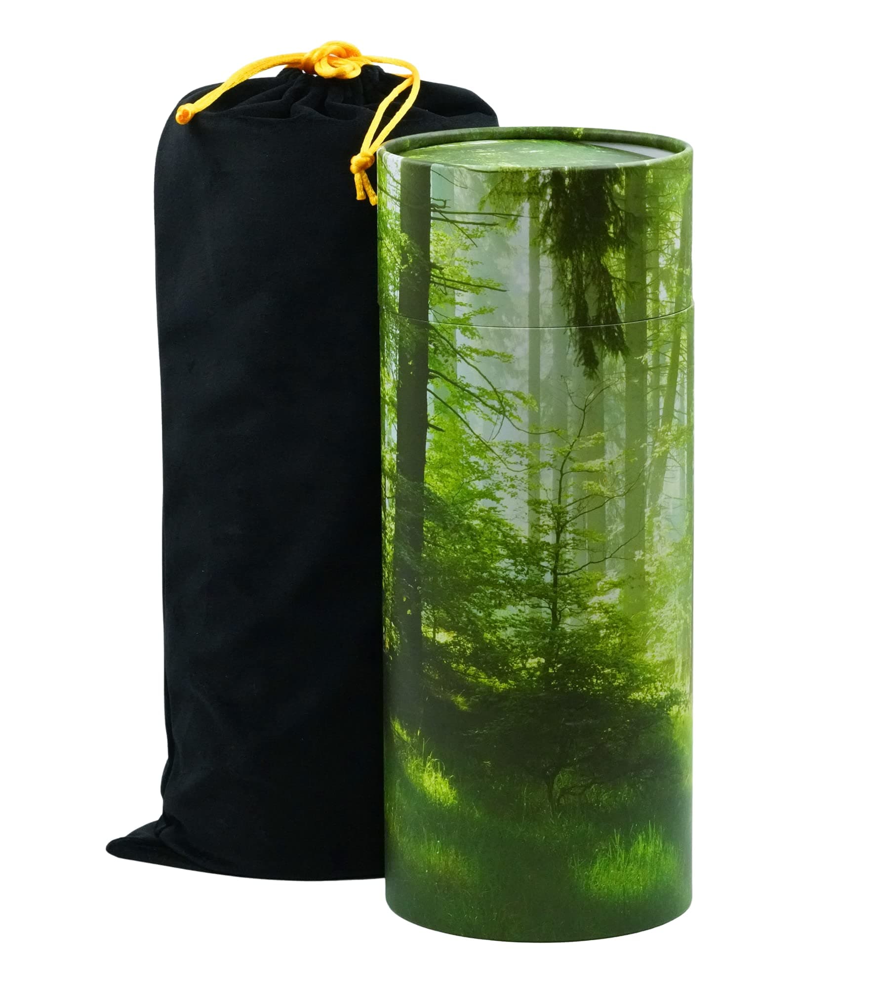 Scattering Tube for Human Remain (Ashes), Biodegradable Urn, Eco Urn, Green Forest, Adult 13", Urne Funéraire Holds up 240 Cubic Inches Ashes