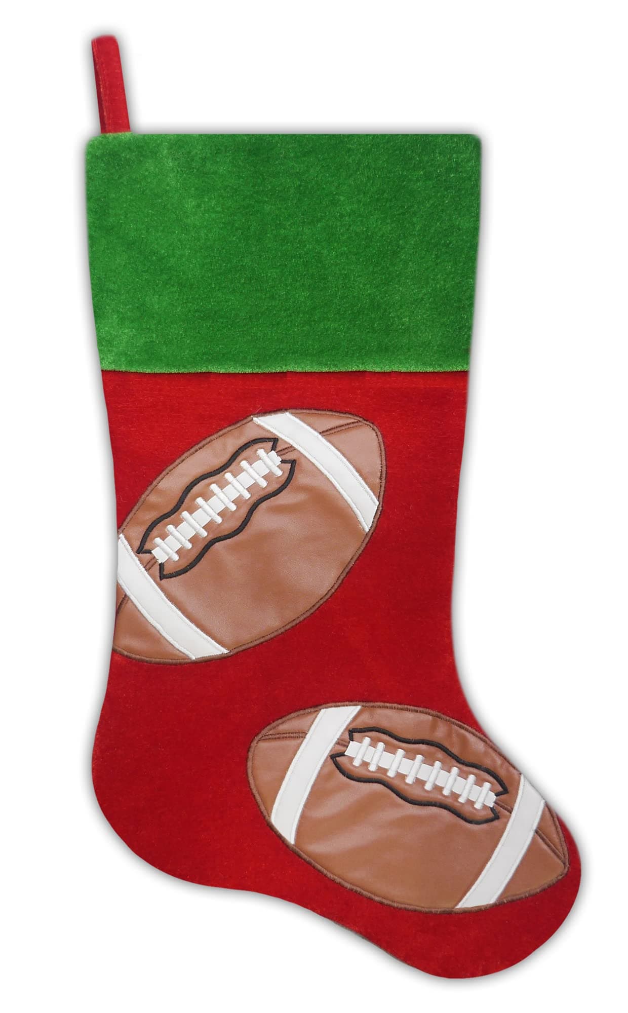 20” Football Sports Christmas Stocking (Football)