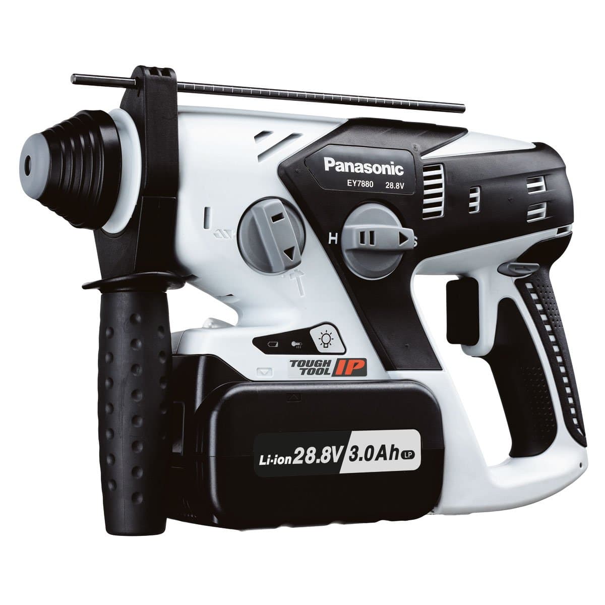 Panasonic EY7880LP2C31 28.8V Li-ion SDS Rotary Hammer Drill with 2 x 3.0Ah Batteries