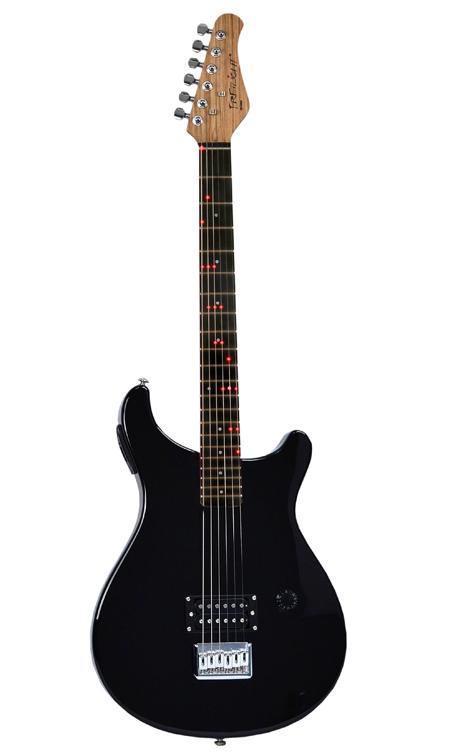 Fretlight Standard Electric Guitar with Built-in LED Lighted Learning System, Black (FG-511BK)