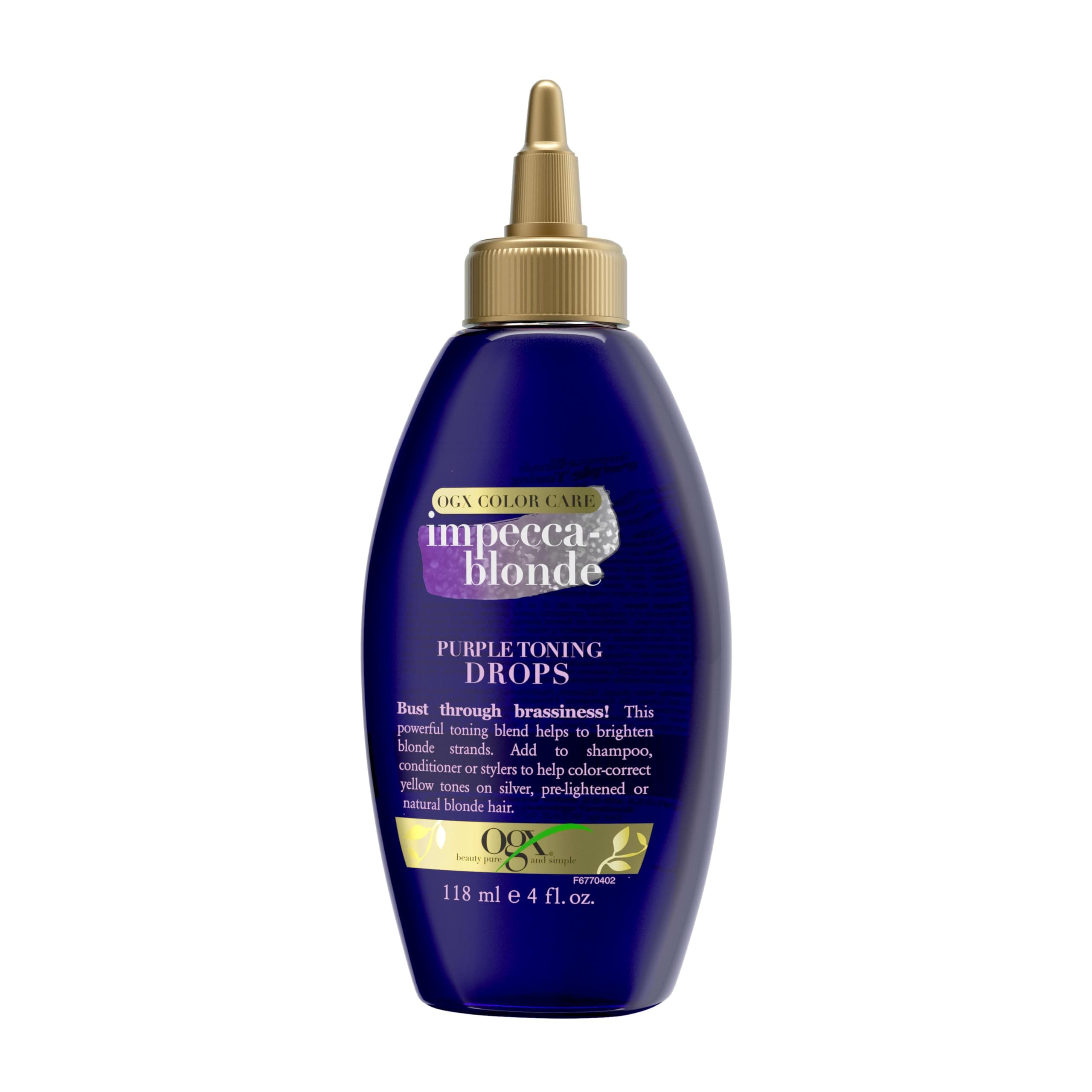 Blonde enhance Purple Fig and iris Toning Drops, 118 ml.