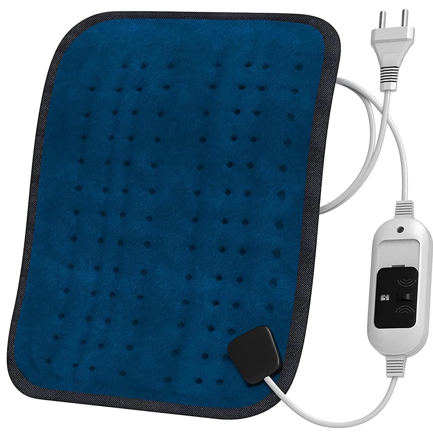 MCP Velvet Blue Heating Pad For Pain Relief, Period Cramps Relief, Electric Heating Pad And Heating Pad For Back Pain (With Auto Temperature Controller).