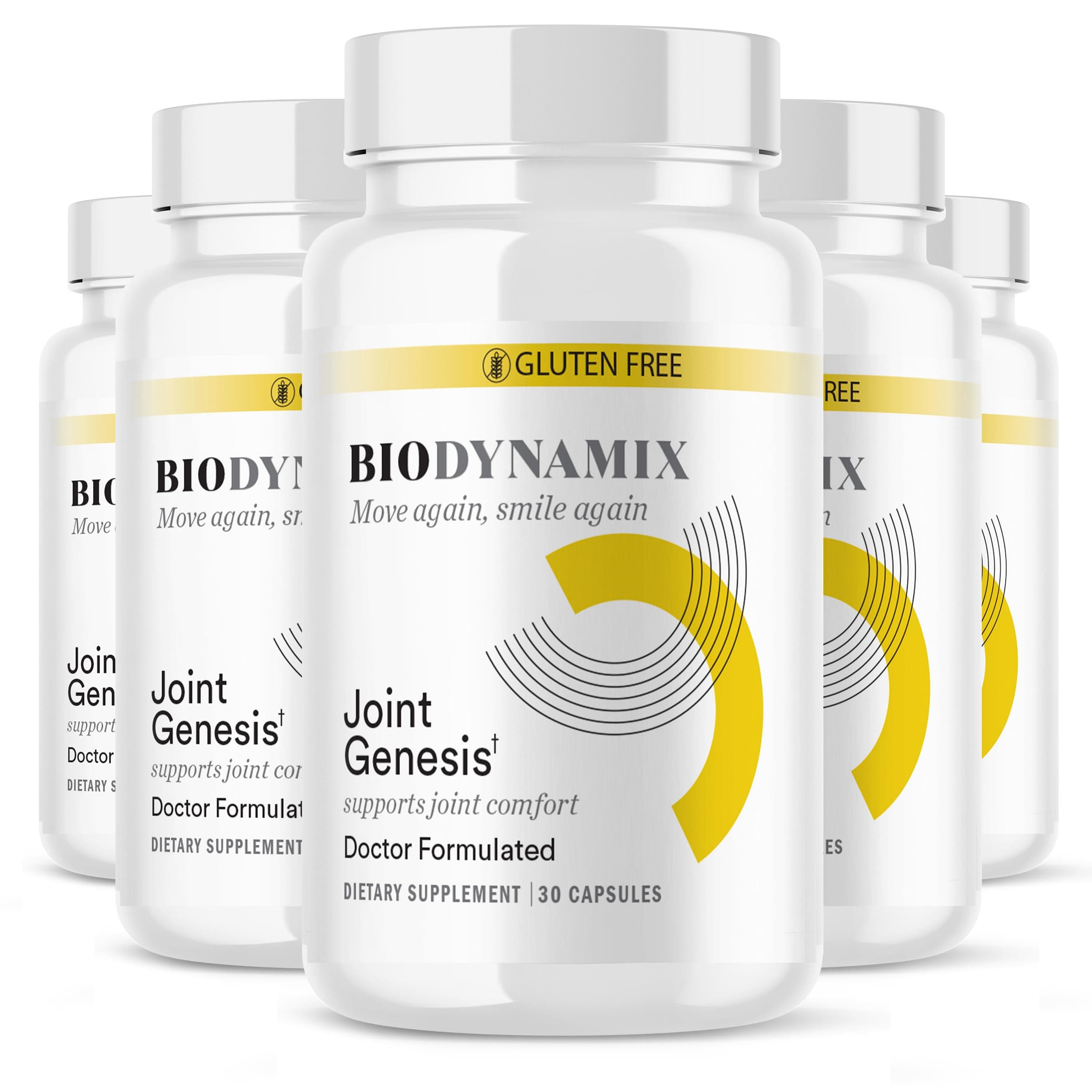 Joint Genesis, Joint Support Formula, Promotes Joint Function, Comfort, and Flexibility, 30-Day Supply, 6 Pack