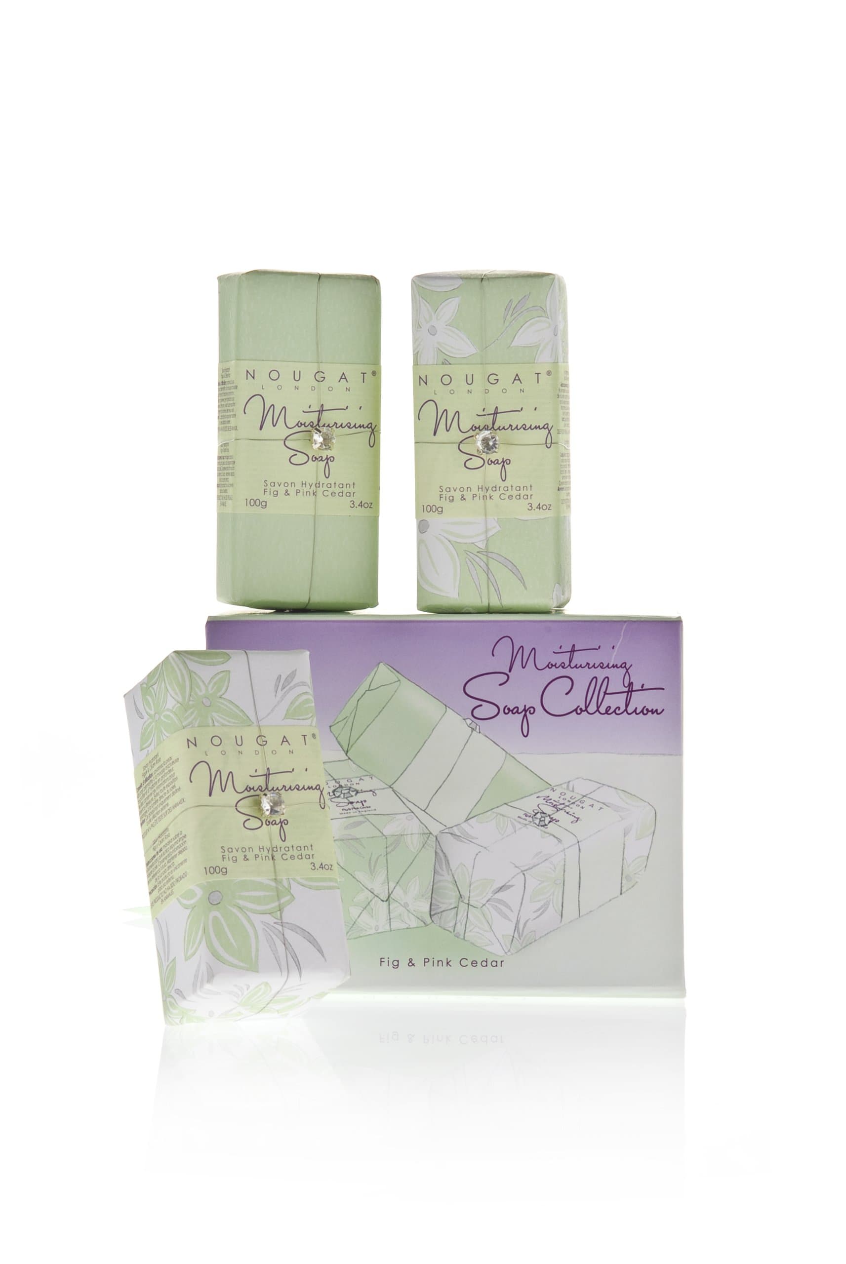 Moisturising Soap Collection Fig and Pink Cedar 300g
