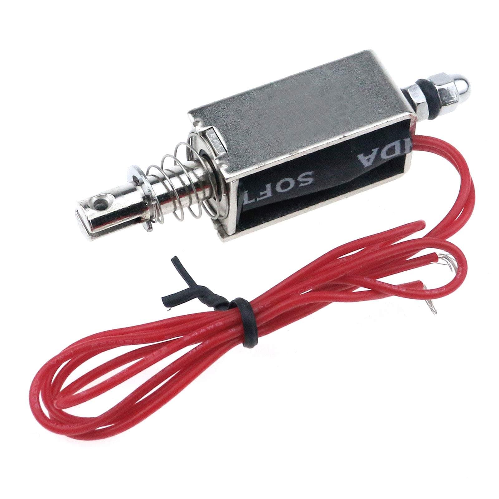 T Tulead 12V DC Solenoid Pull Push Electronic Actuator Micro Solenoid Electromagnet 5N Suction