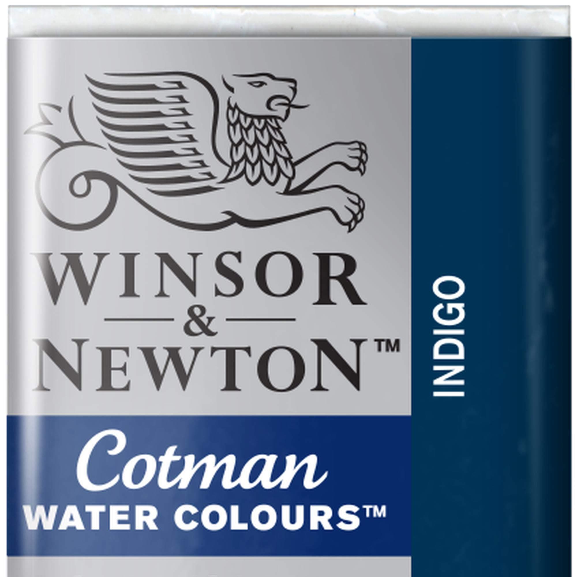 Winsor & Newton Cotman Watercolour Paint Half Pan – Indigo 322