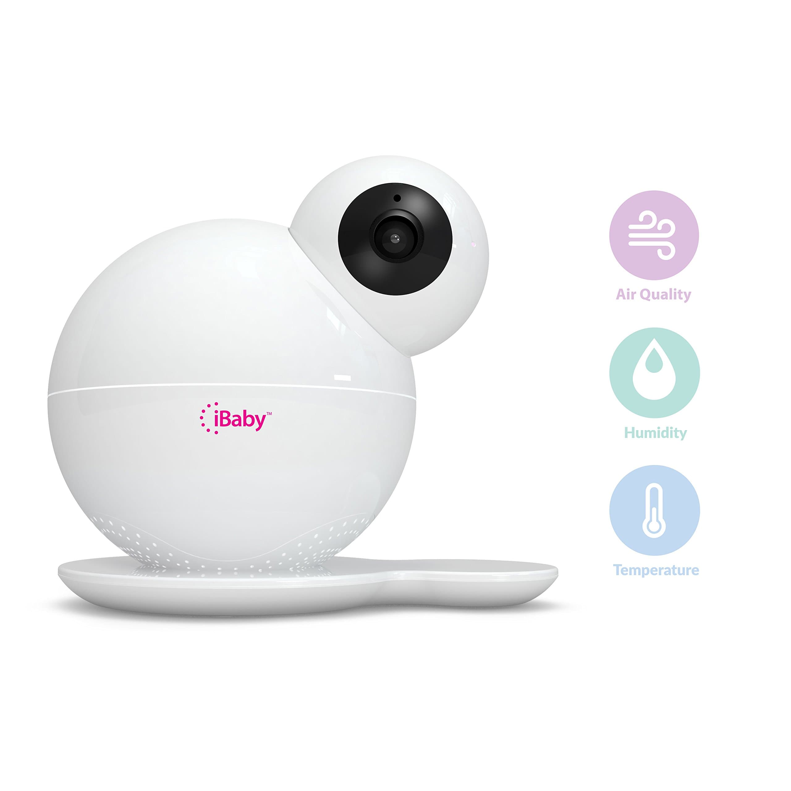 Monitor M6S, Smart Wifi Enabled Total Baby Care System 1080p Wireless Infant Safety Camera Kit with Wi-Fi Speakers, Night Vision, 360° Pan and 110° tilt