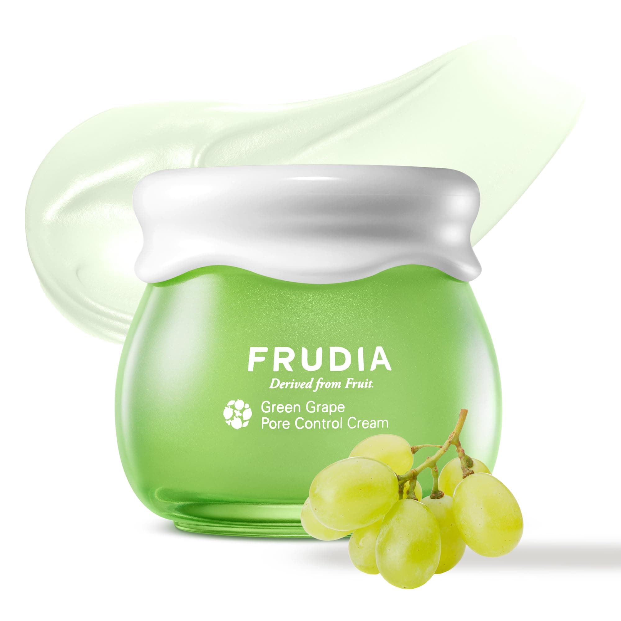FRUDIA Green Grape Pore Control Face Cream, Vegan Korean Face Care with 81% Green Grape Extract, Tannin Pore Complex & Anti-Sebum P for Pore Minimisation (57.4 ml)