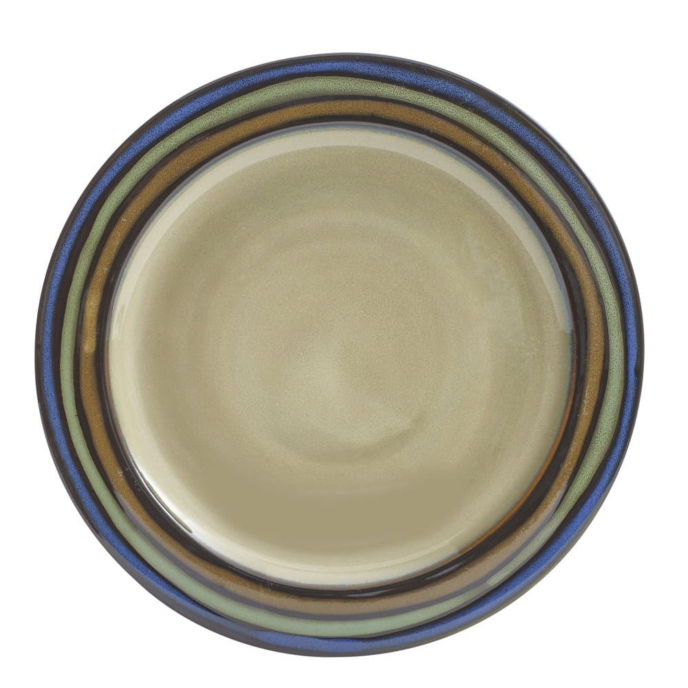 Pfaltzgraff Galaxy Round Serving Platter, beige, blue, green
