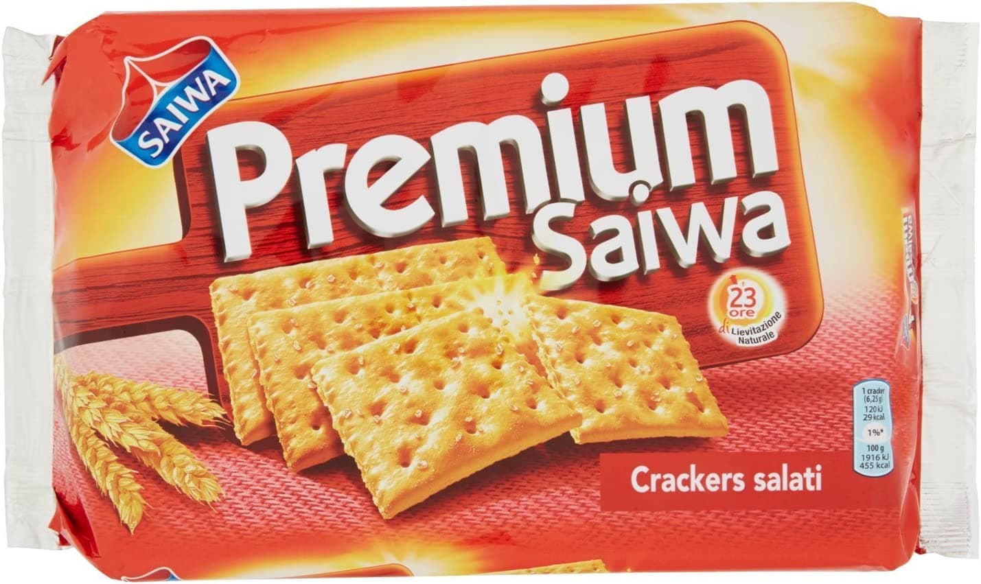 Premium Saiwa: Salty Crackers 315 gr/11.11oz, pack of 2