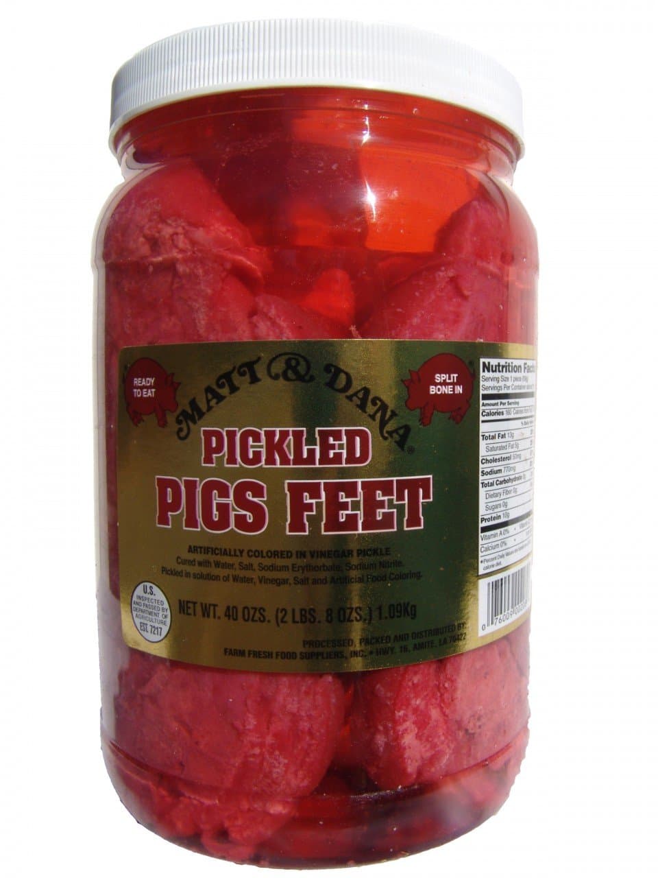 Pickled Pigs Feet - 1/2 Gallon