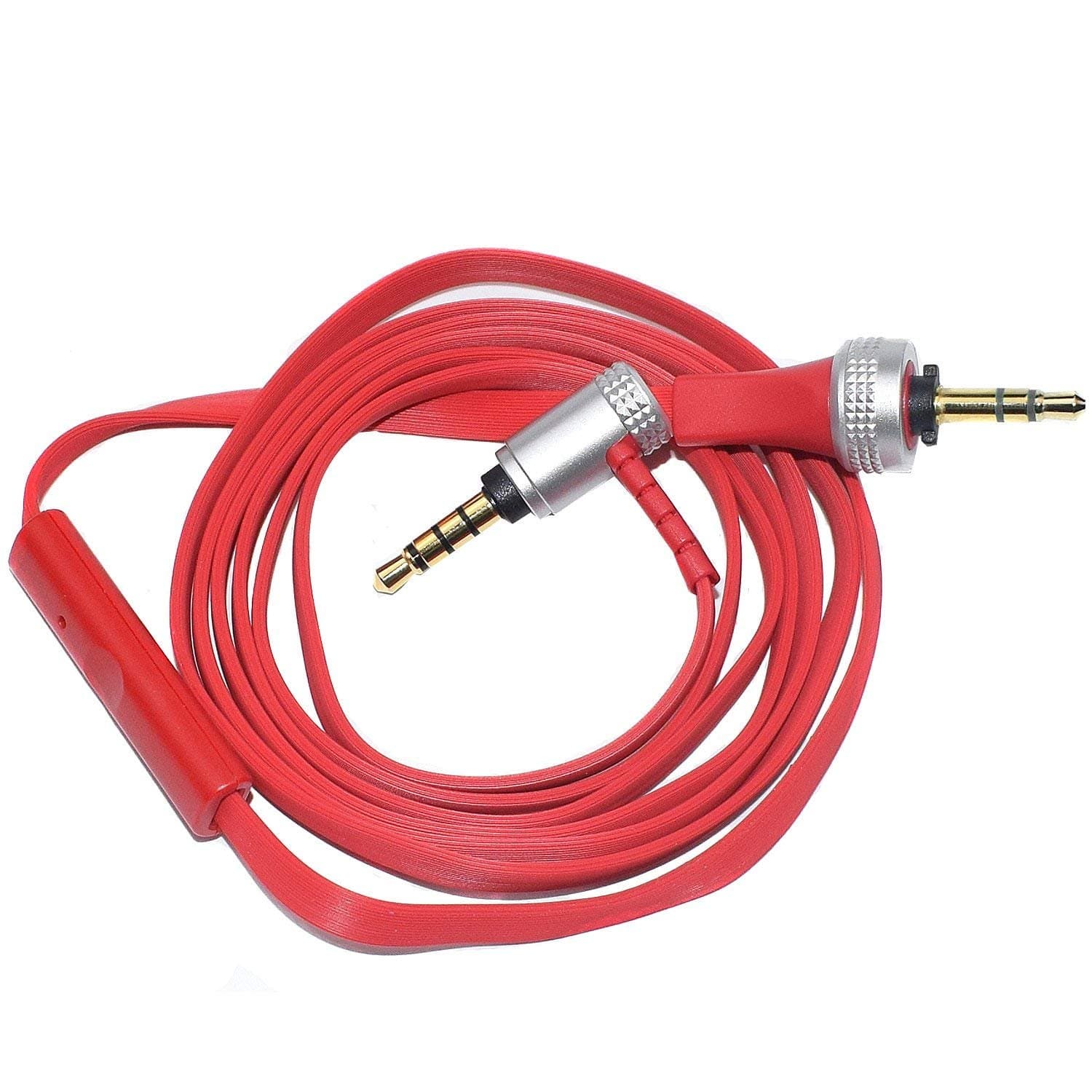 Replacement headphones Audio Cable Extension Cord Extension Cable for SONY MDR X10(with Mic)- red
