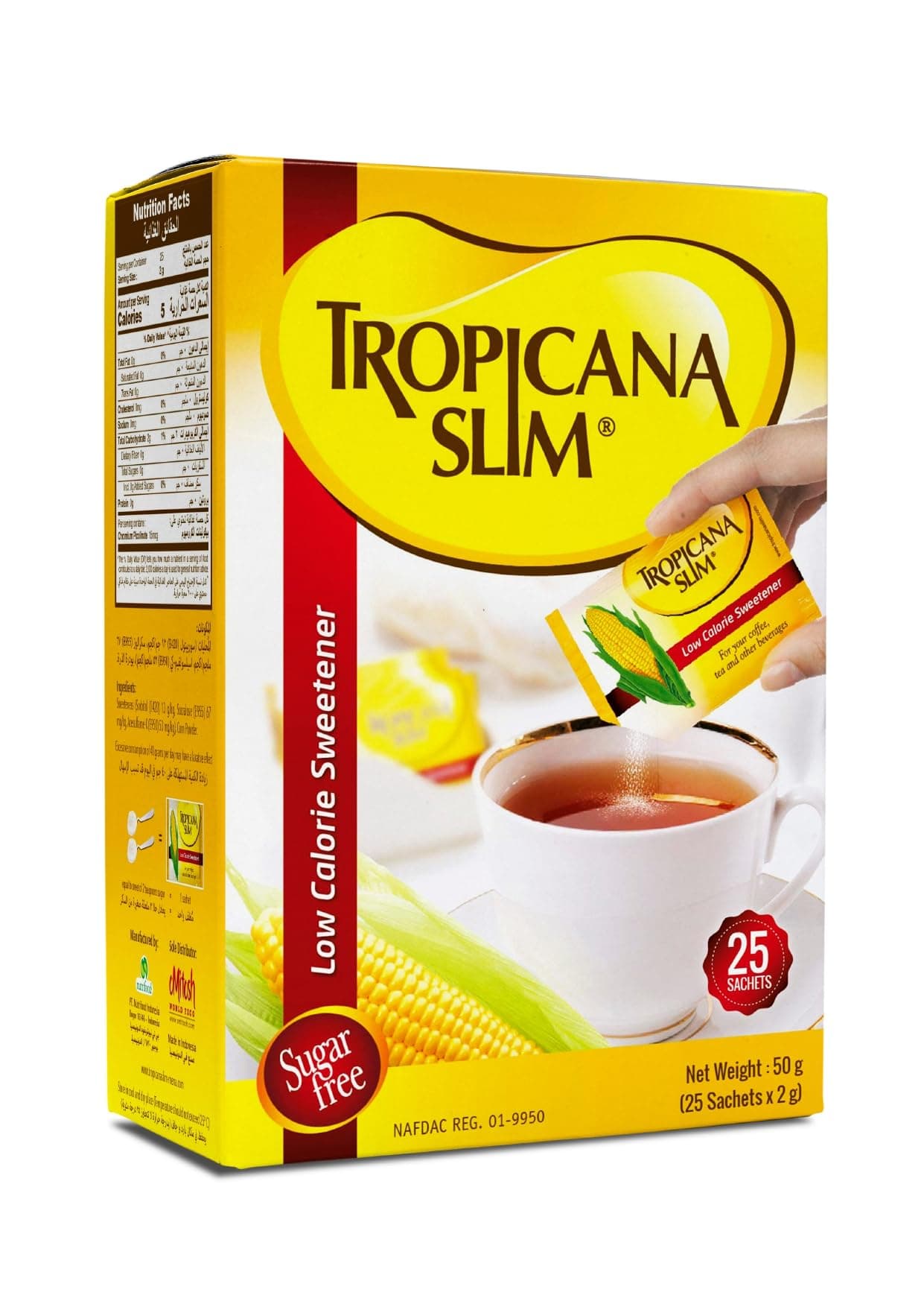 Tropicana Slim Low Calorie Sweetener - 50 gm