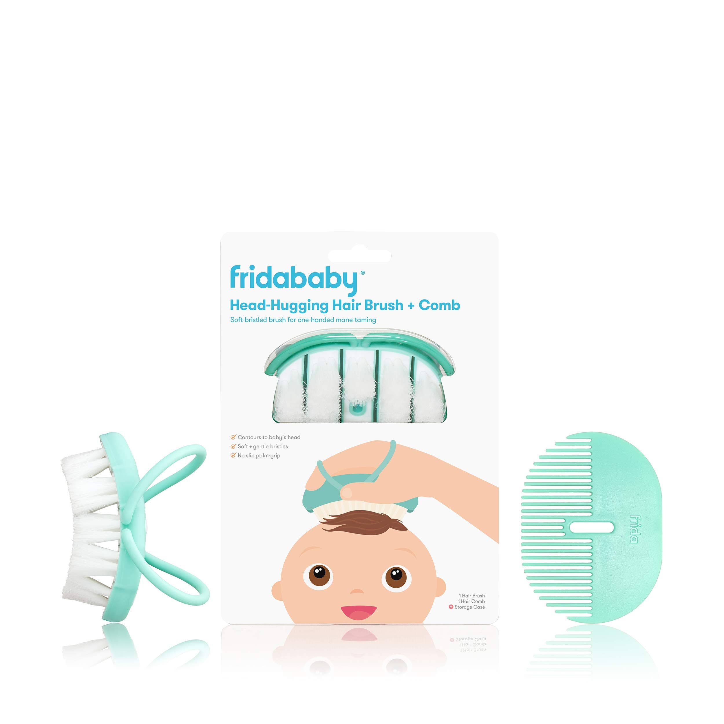 Frida Baby Fridababy Infant Head-Hugging Hairbrush + Styling Comb Set, From The Makers Of Nosefrida
