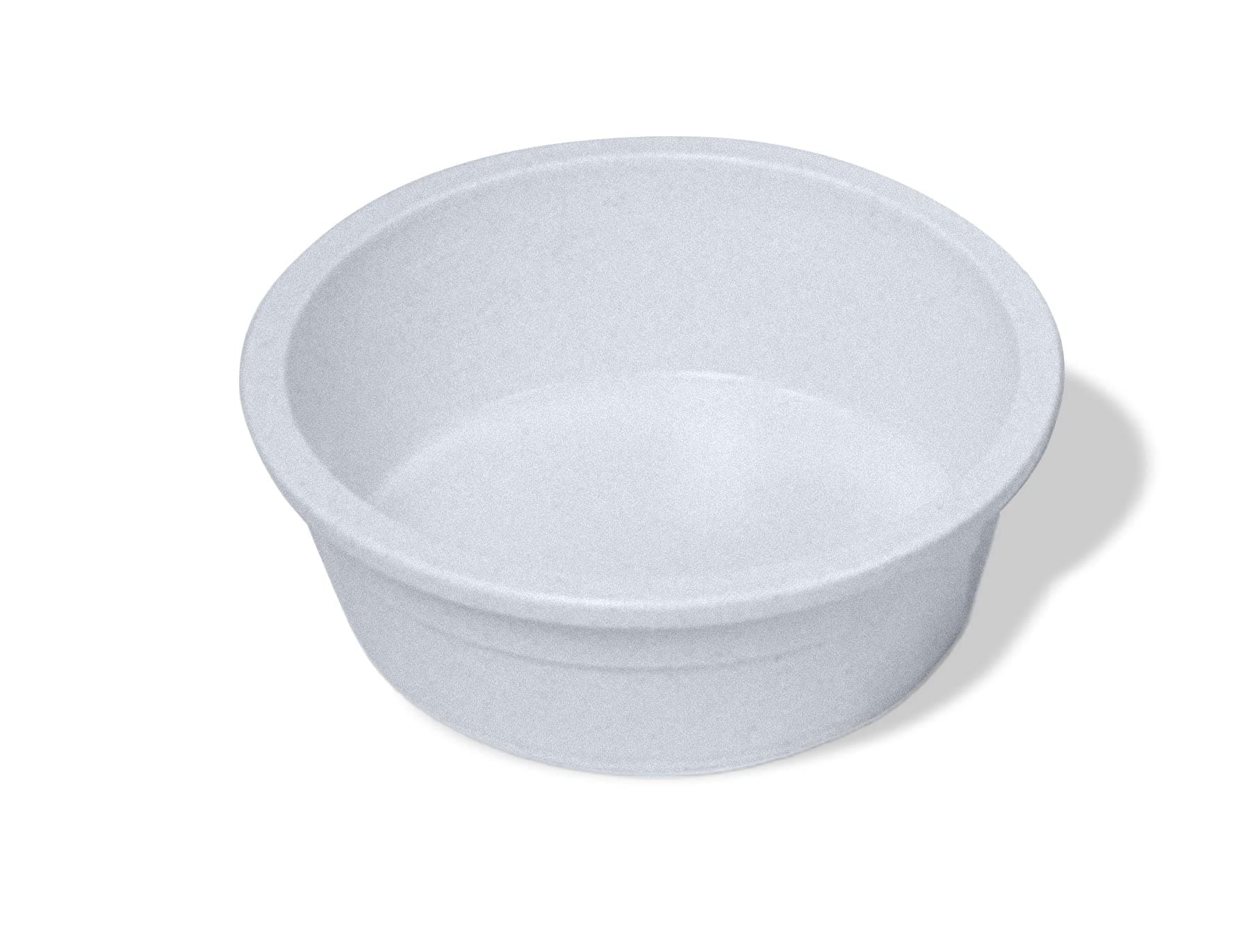 Pets Crock Style Heavyweight Jumbo Bowl, 106 OZ Food/Water Dish, Greystone