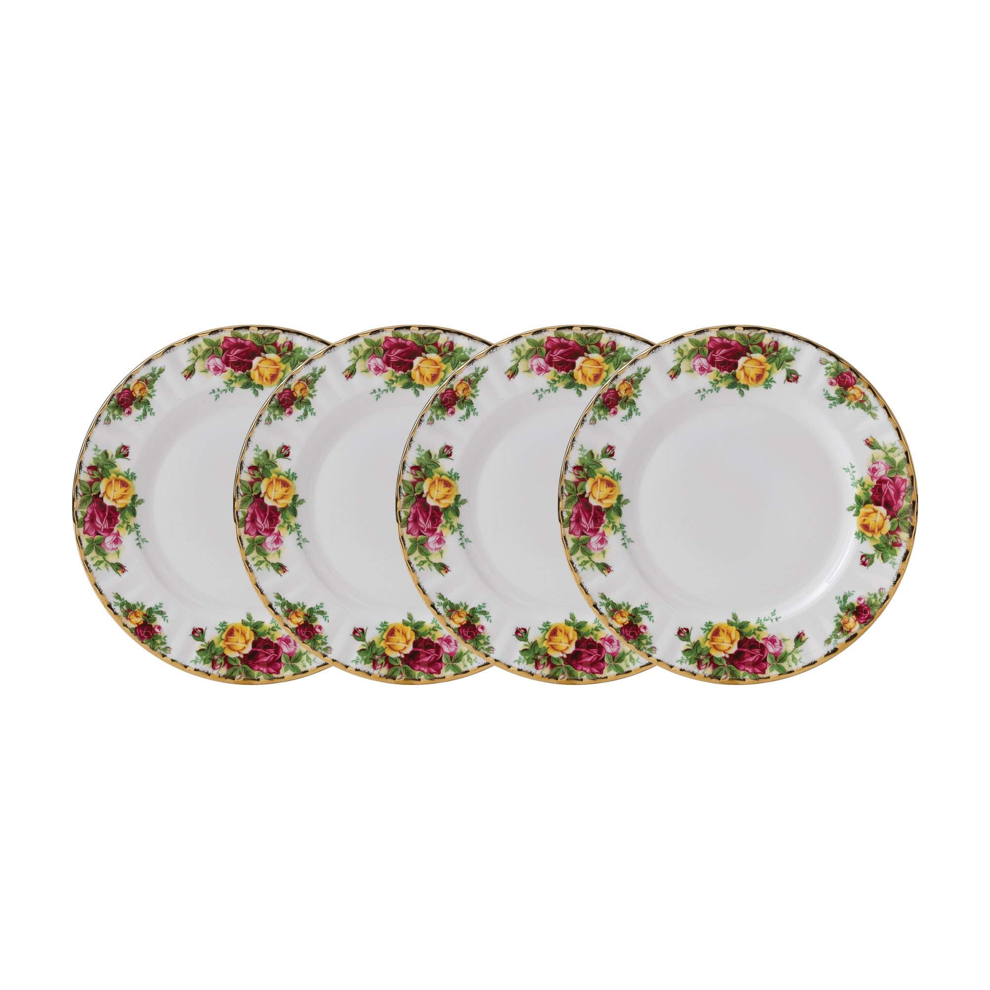 Old Country Roses Salad Plate 8" Set/4