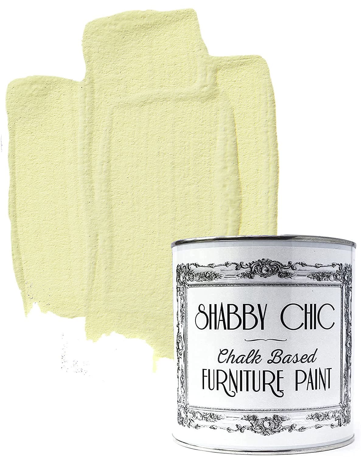 Shabby Chic Chalk Based Furniture Paint, Clotted Cream - 250 ml | Distressed Matt Finish for Furniture, Home Decor or DIY Projects | Interior & Exterior | Non-Sand, Suitable for Wood, Plastic & Metal