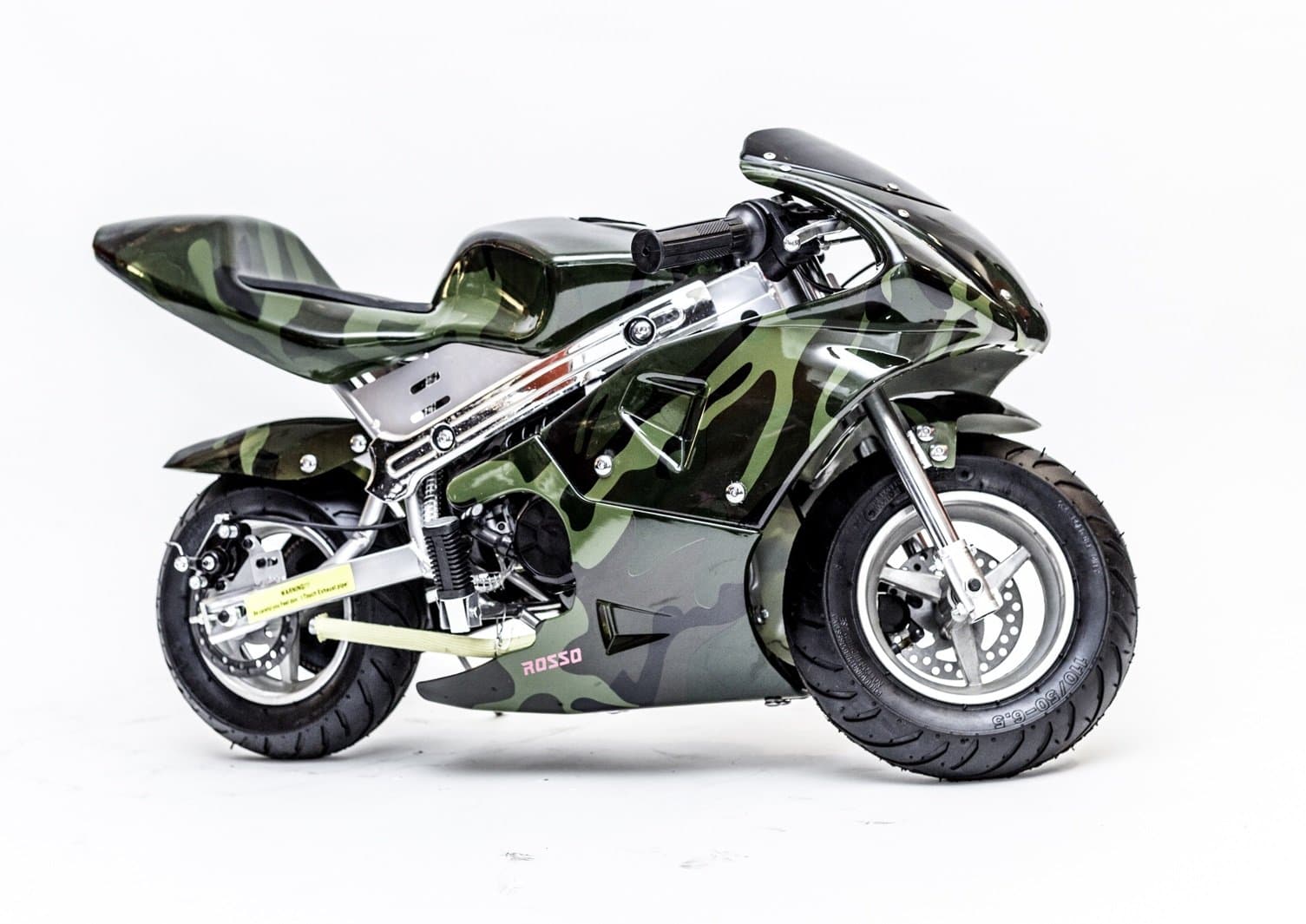 Motorcycle for Kids cc Gas Mini Pocket Bike Army Camo - EPA Approved