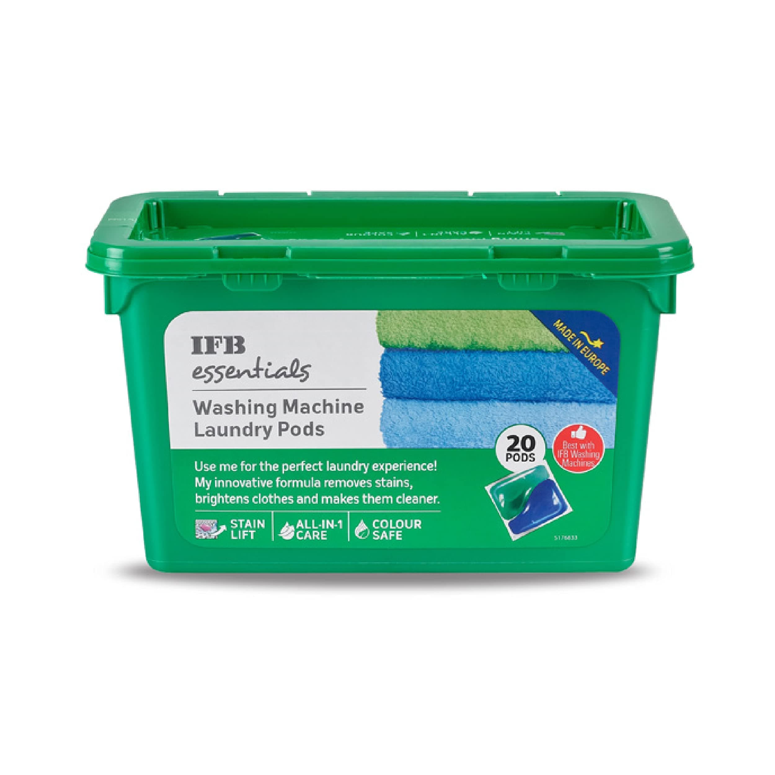 IFB Essentials Washing Machine Laundry Pods - 490 ml