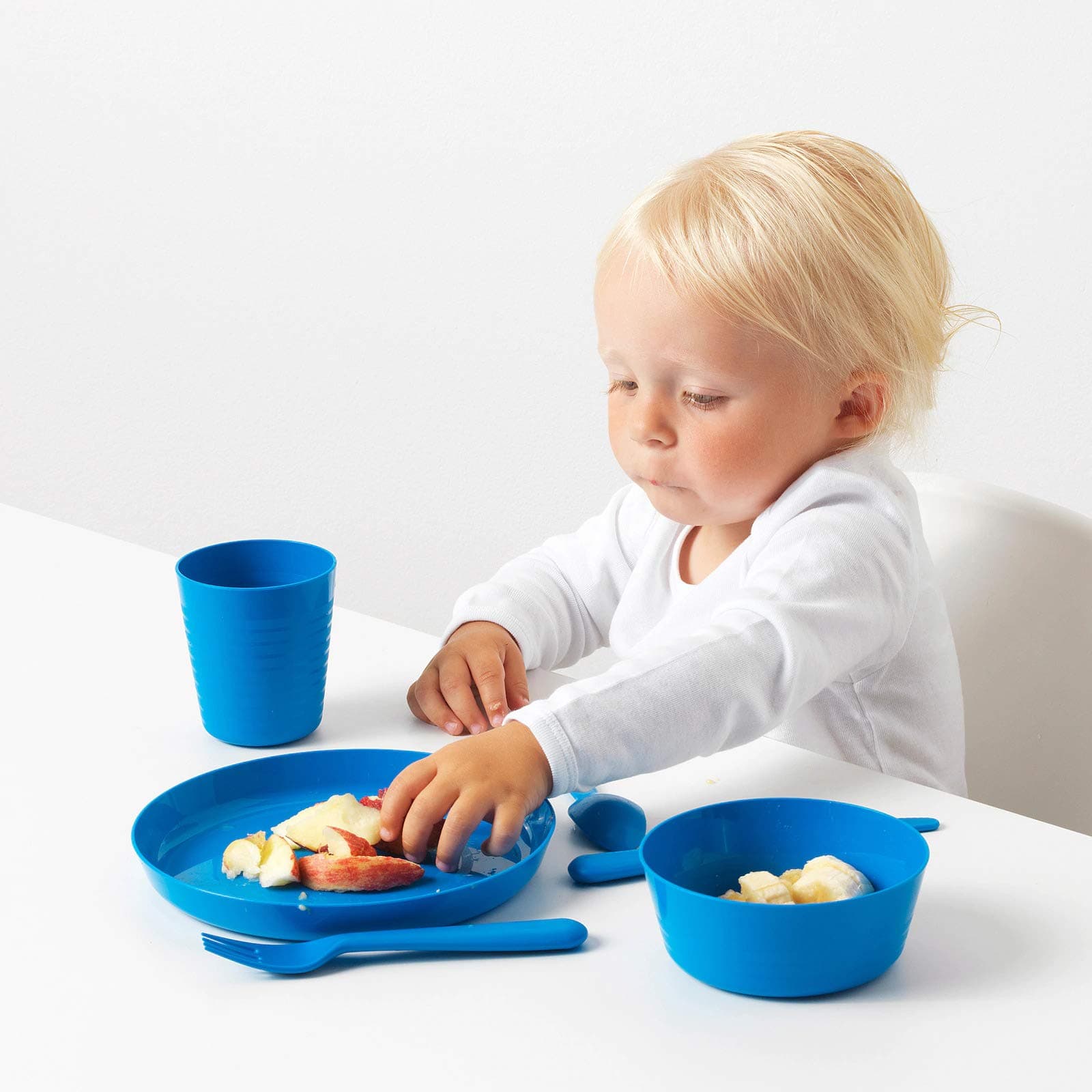 IKEA Kalas Children's Plate Set Microwave and Dishwasher Safe (2x Pack of 6)