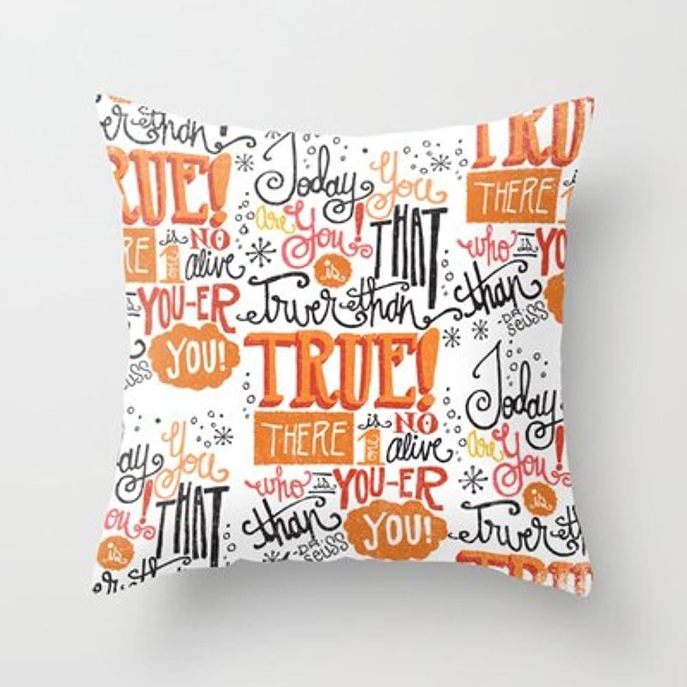 My Honey PillowToday You Are You... - Dr. Seuss Throw Pillow By Matthew Taylor Wilsonfor Your Home