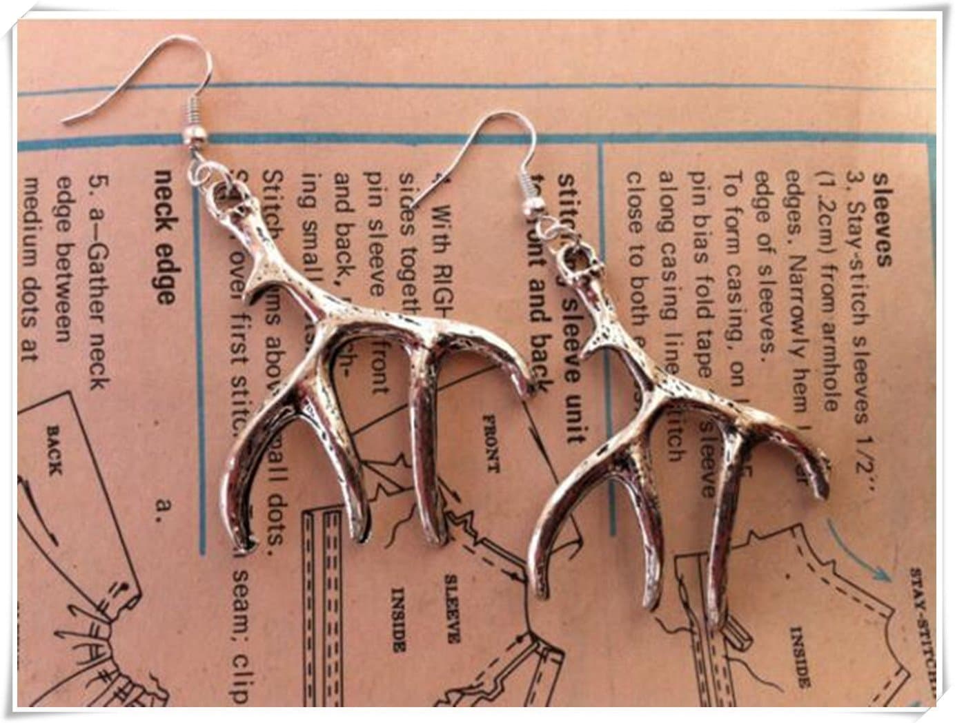 Liquidation Deer Antler Earrings