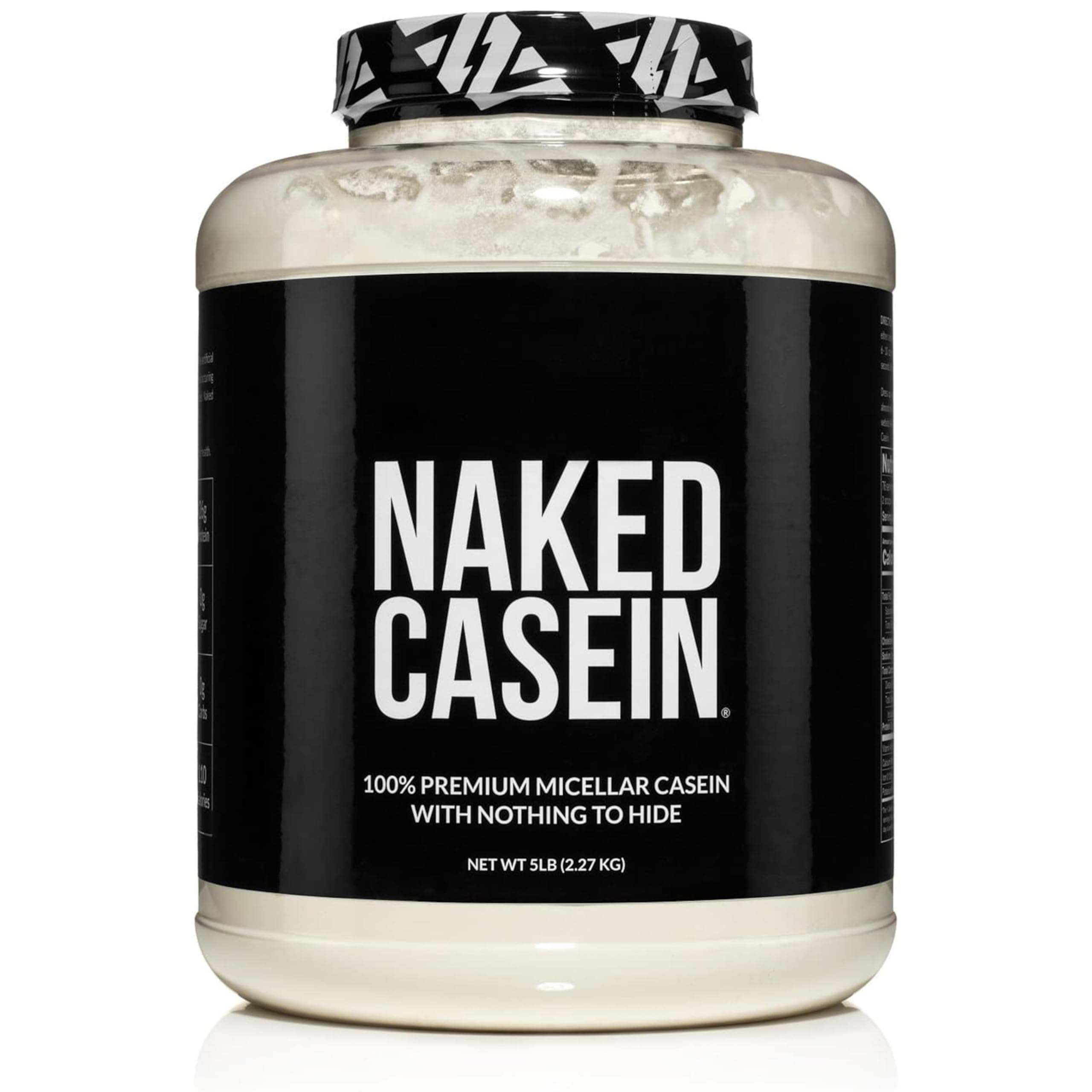 Casein - 5Lb Micellar Casein Protein Powder - Bulk, Zero Carb, NSF Certified, GMO-Free, Gluten Free, Soy Free, Preservative Free - Stimulate Muscle Growth - Enhance Recovery - 76 Servings