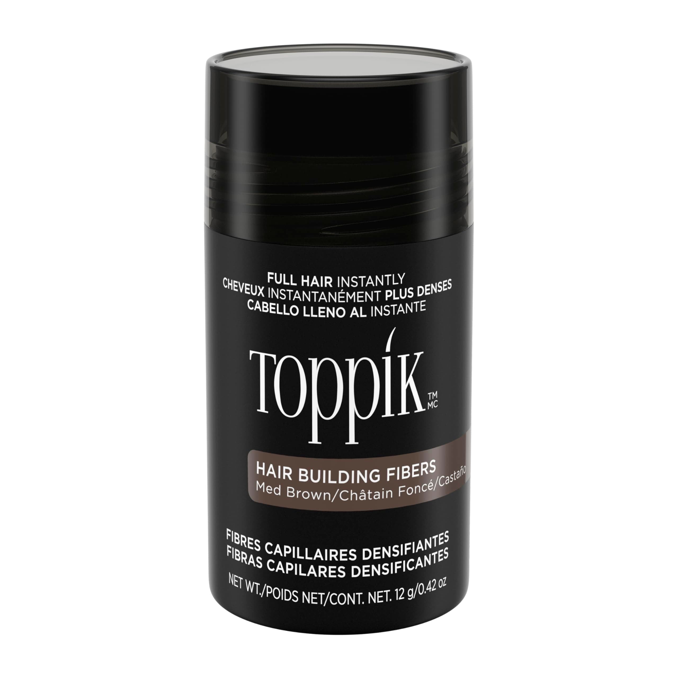 Topic Hair Building Fiber 12g # Medium Brown