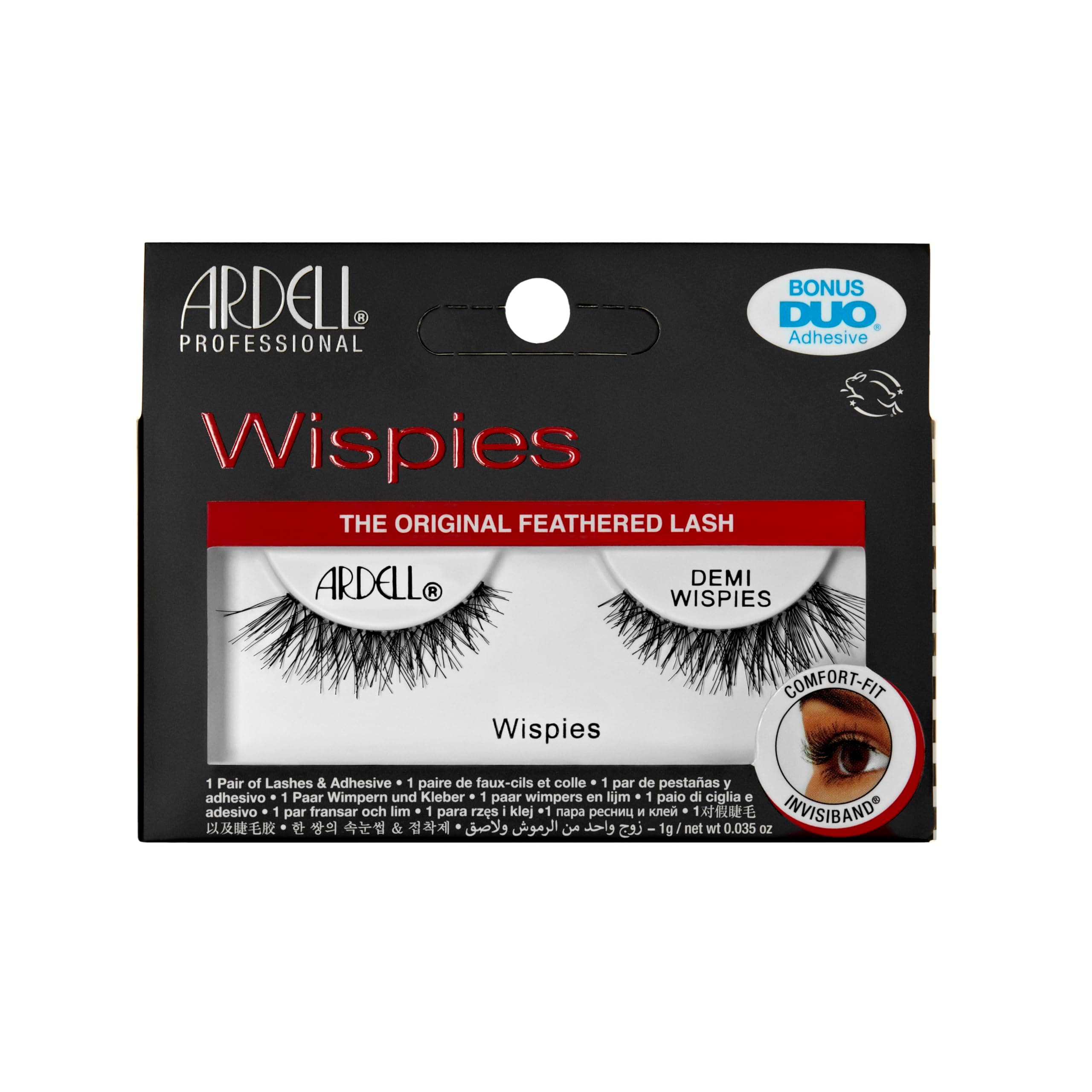 Ardell Demi Wispies Strip False Eyelash, Black
