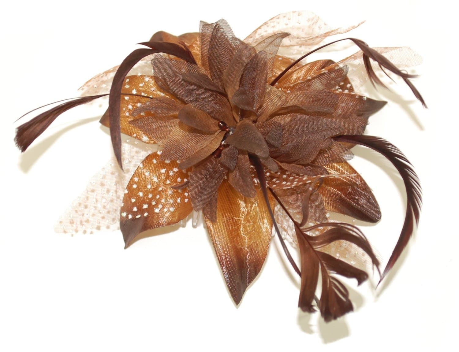 Inca UK STUNNING BROWN HAIR FASCINATOR