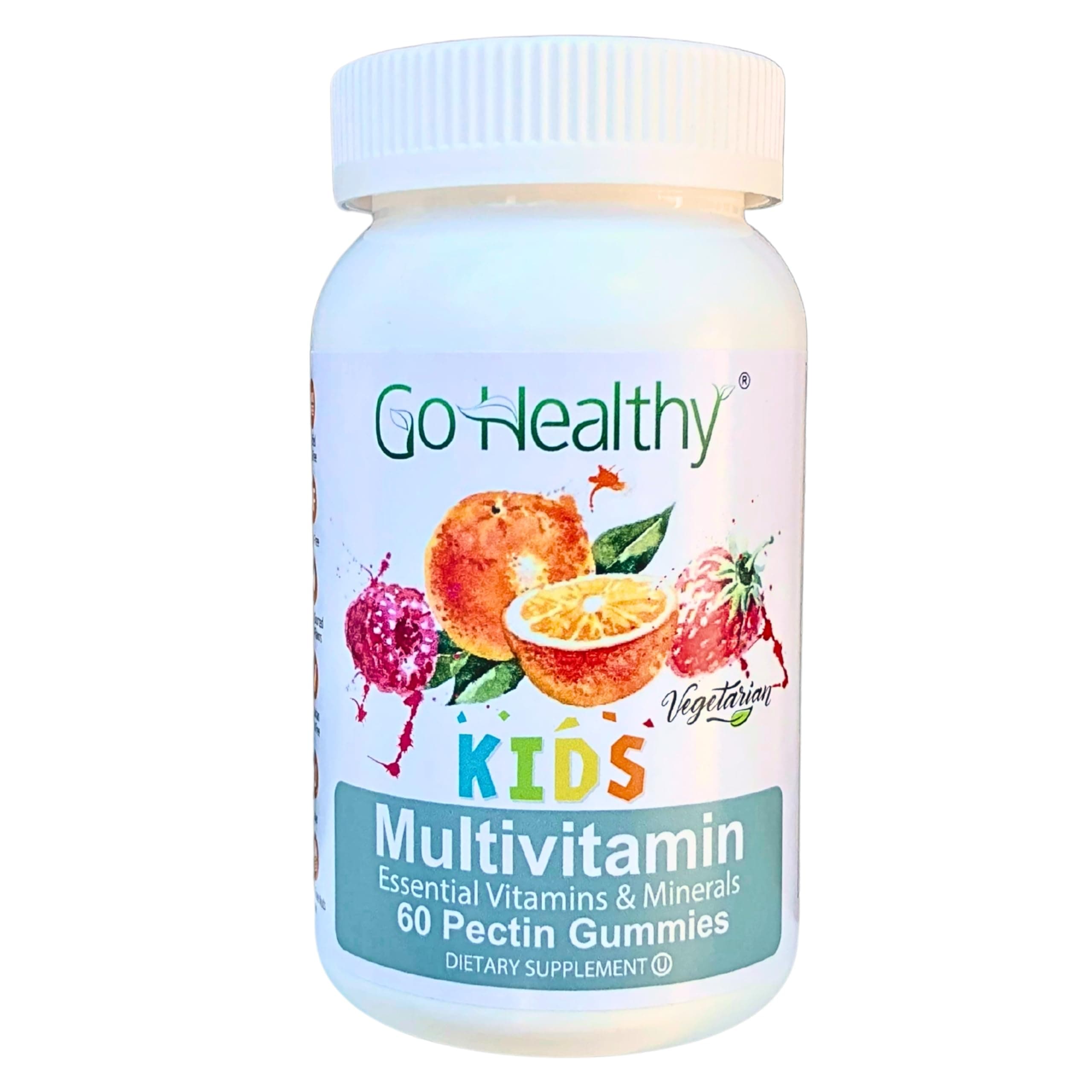 Multivitamin Gummies for Kids, Vegetarian, Allergy Friendly, Kosher & Halal - 30 Servings