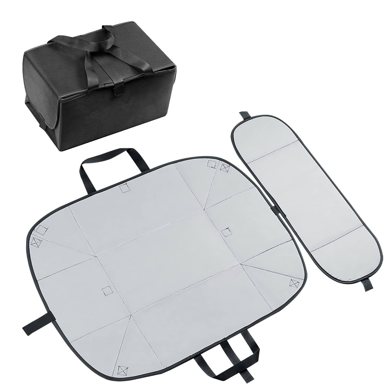 Adorila Ironing Mat for Table Top, Portable Travel Iron Carrying Case Bag, Foldable Heat Resistant Ironing Board for Countertop