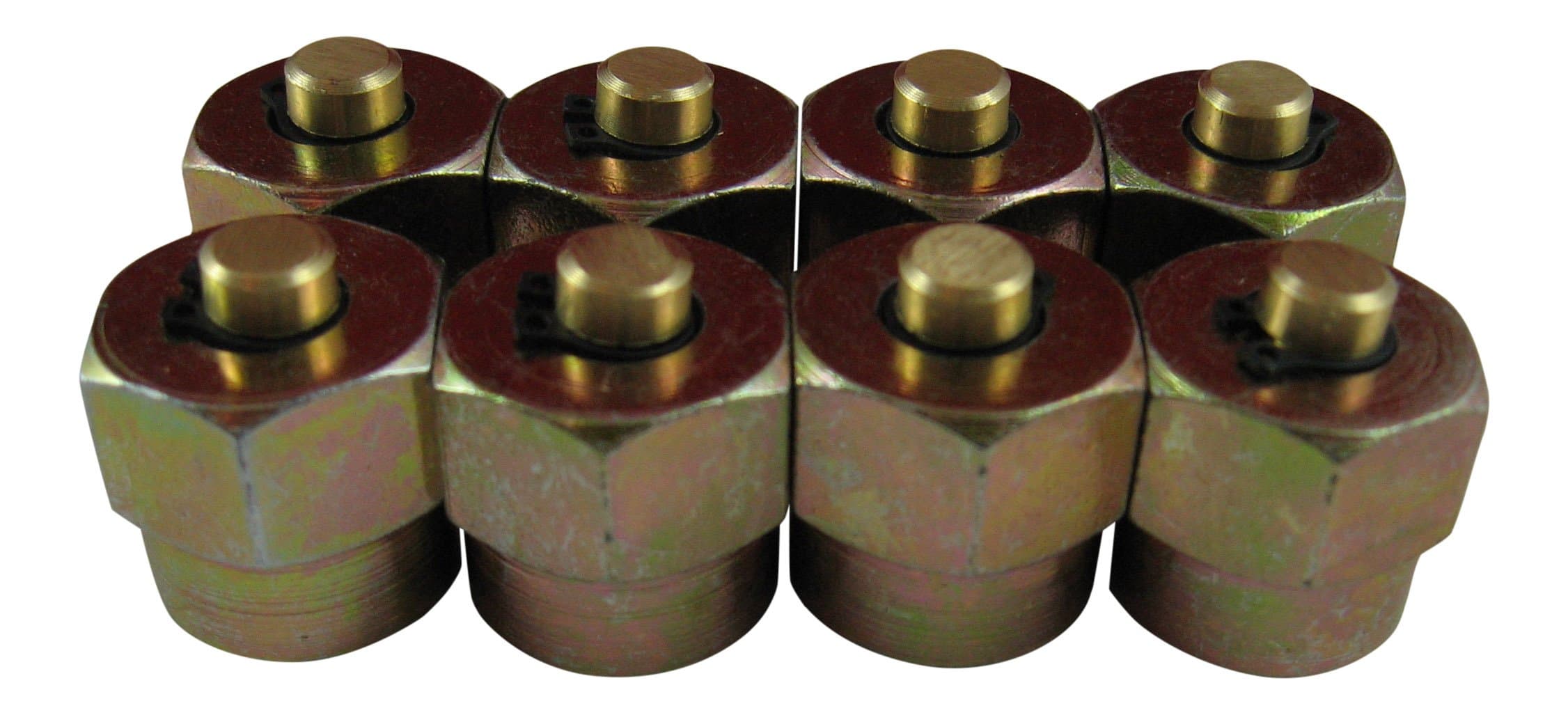 AccurateDiesel 6.4L Diesel Injector Block-Off Tool/Cap (Set of 8) - Compatible with Powerstroke/Ford