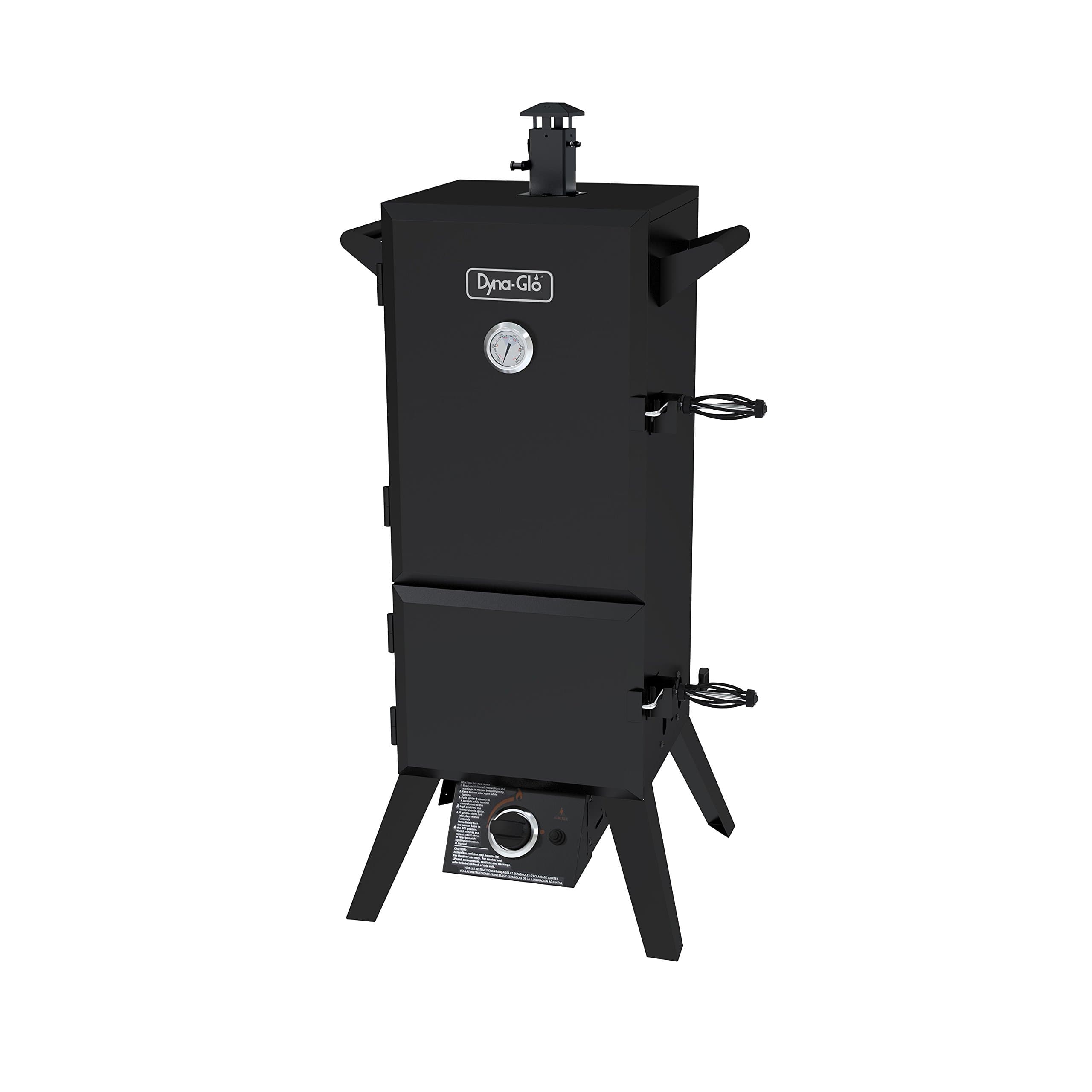 DGY784BDP 36" Vertical LP Gas Smoker, Black powder coat