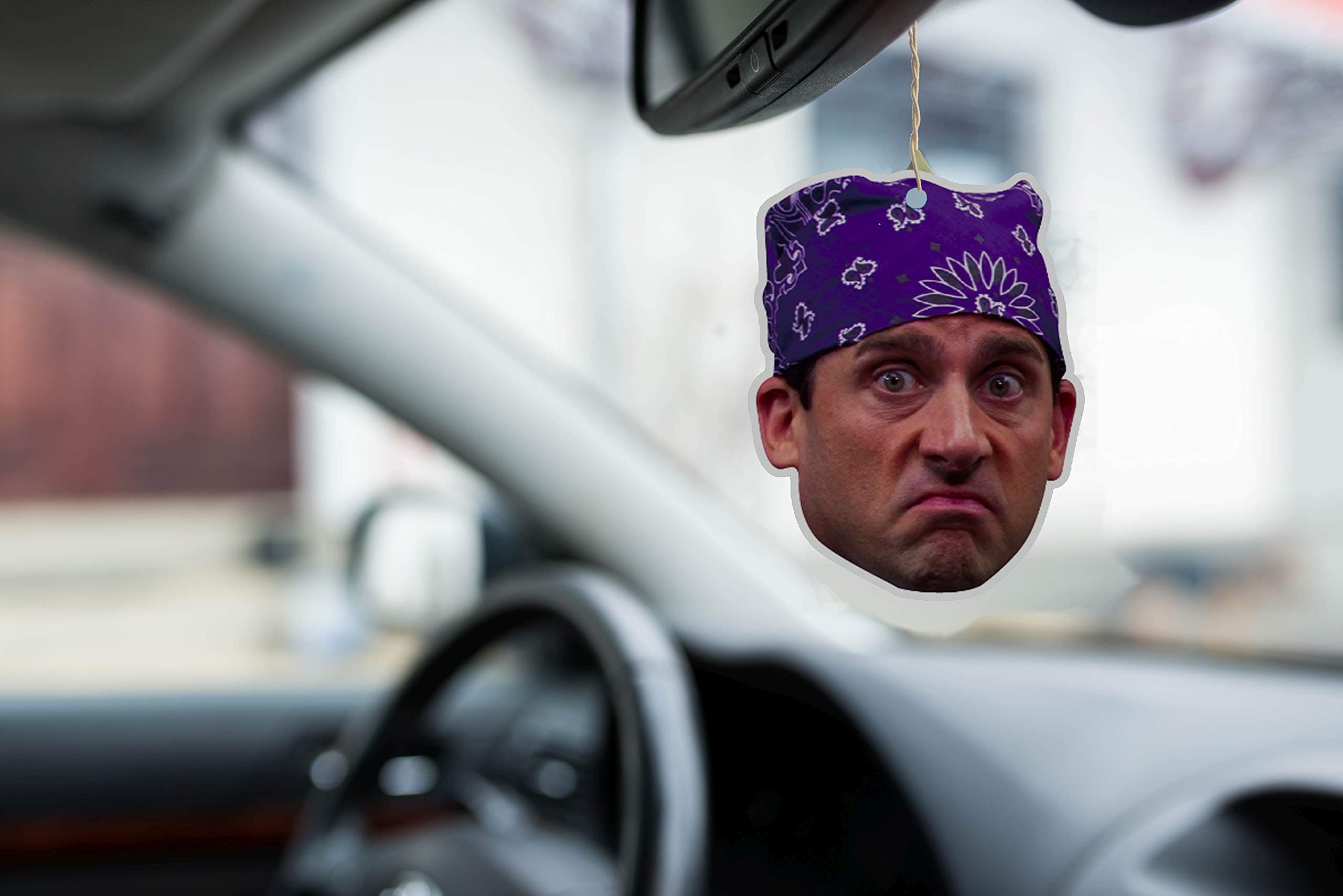 Prison Mike Michael Scott The Office Inspired Car Air Freshener - Pack of 2