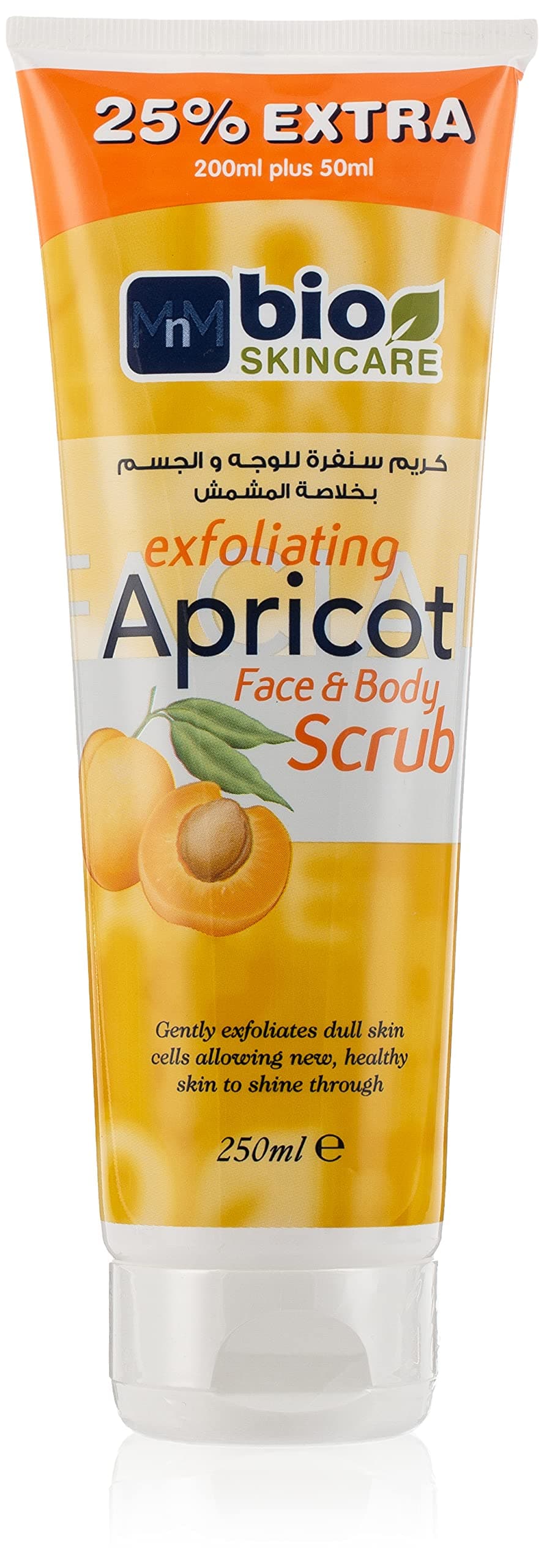 Bio Skincare Exfoliating Scrub Tube - Apricot 200ml