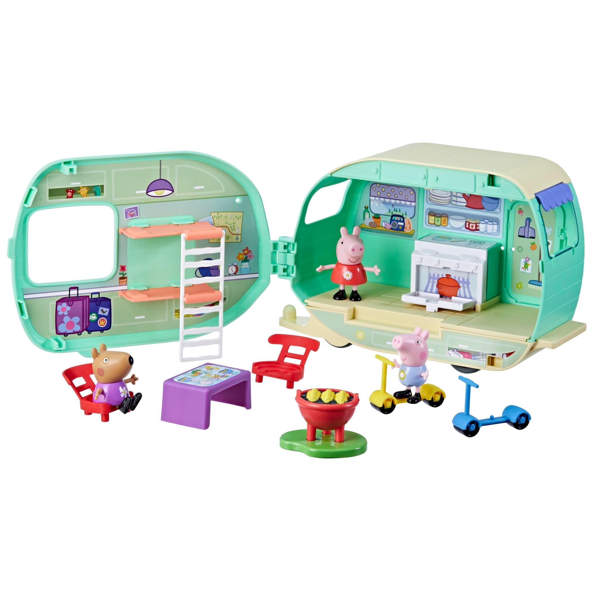 Peppa Pig Peppa's Caravan Playset, Pink