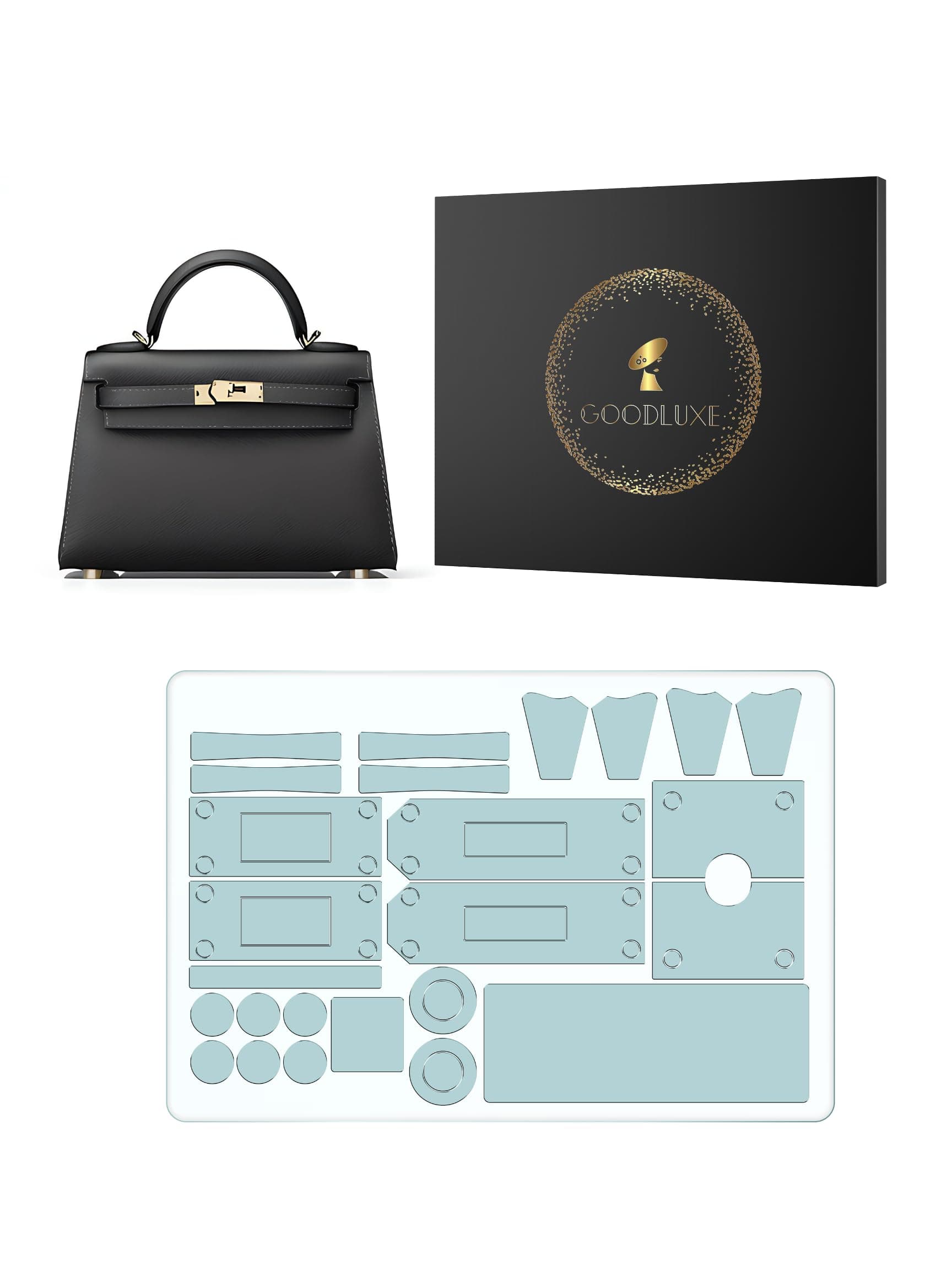 GOODLUXEGoodluxe Hardware Protective Film for Kelly Mini 20 - Premium Sticker Protector