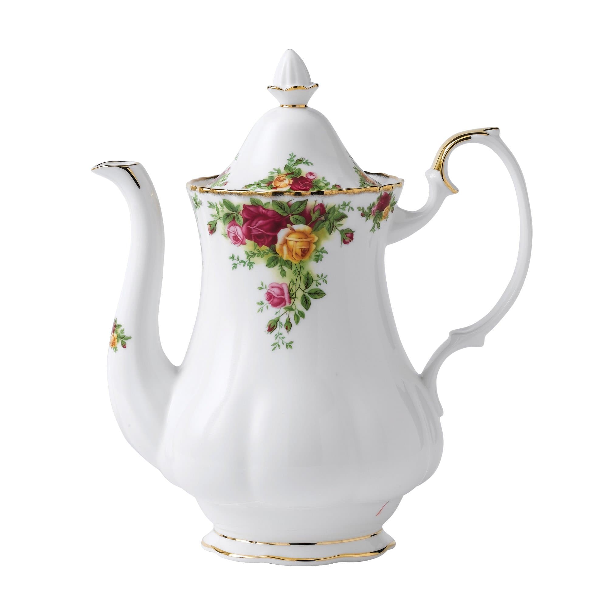 Royal Albert Doulton Old Country Roses Large Coffee Pot, 42 oz, Multi