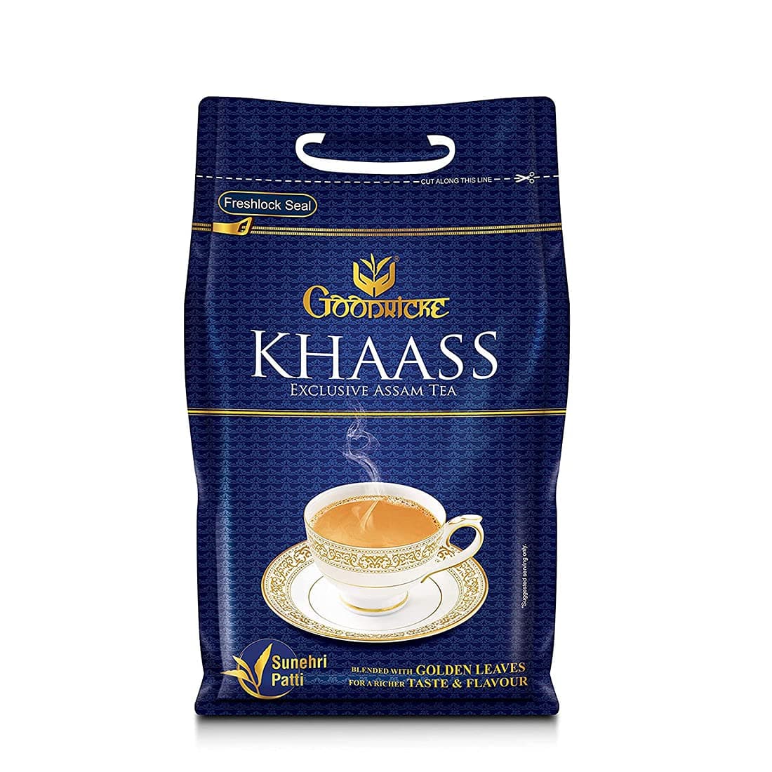 Goodricke Khaass 100% Assam Tea 1kg | CTC Loose Leaf Black Tea | Strong Kadak Milk Chai | Golden Leaves Blend | Rich Aroma & Lasting Taste