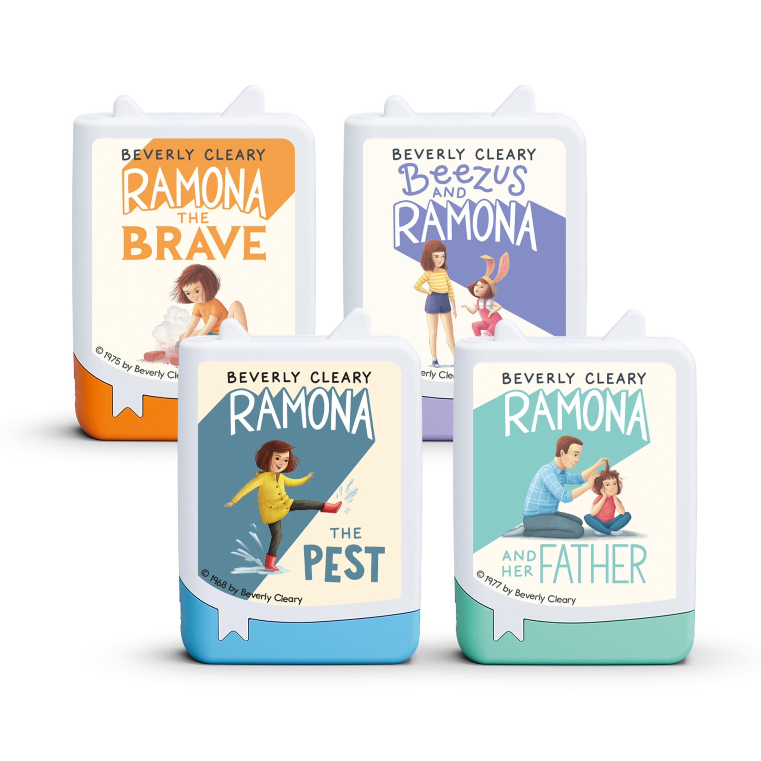 Tonies Ramona Audiobook Set - 4 Pack (Pink, 7+, 4 Audiobooks, 9h 20m)