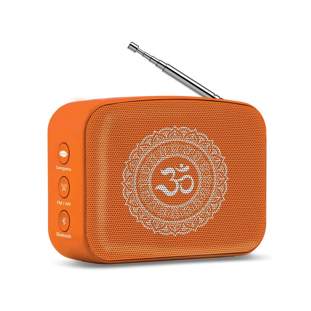 Saregama Mini Bhakti Bluetooth Speaker (Orange)