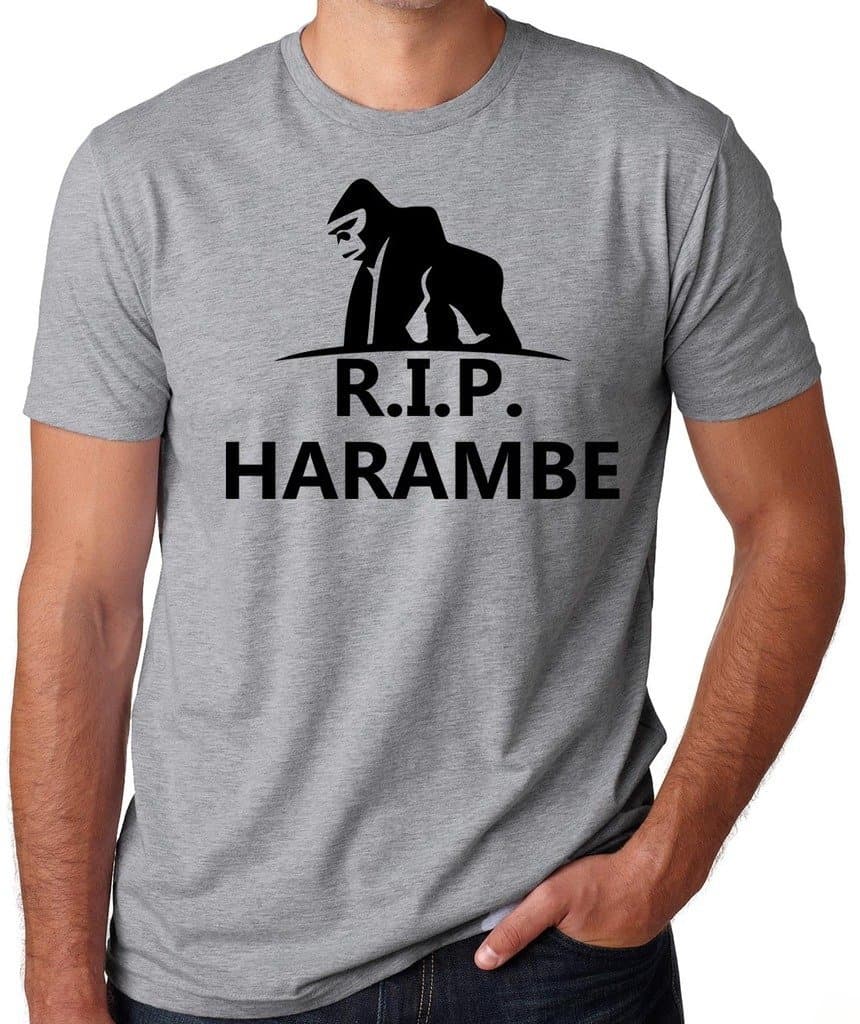 Harambe Gorilla T-Shirt RIP Harambe Shirt