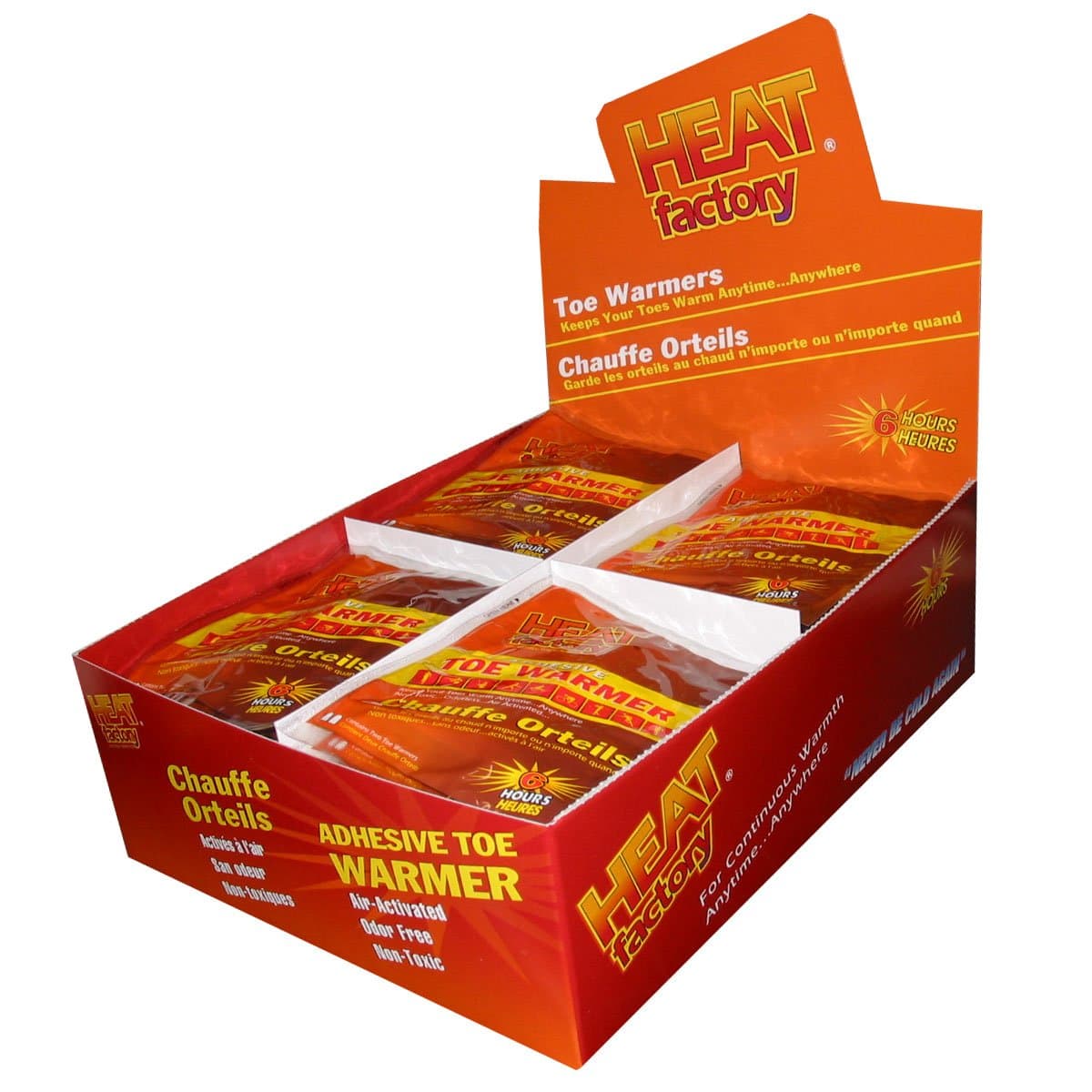 Heat Factory Adhesive Toe and Foot Warmers