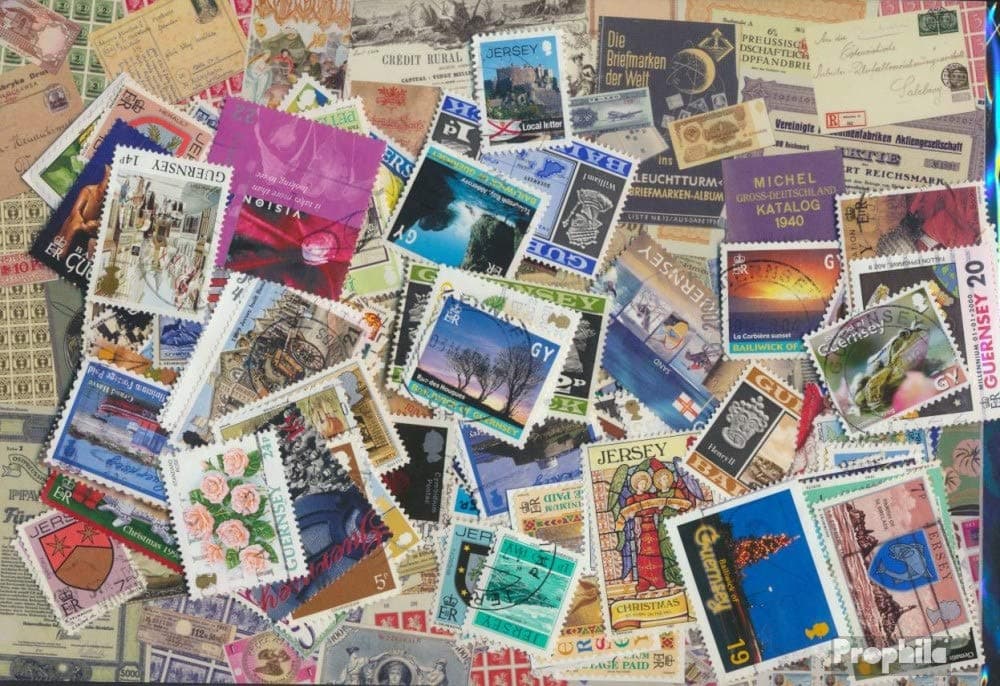 United Kingdom 100 Various Stamps UK Colonies and Empire (Stamps for Collectors)