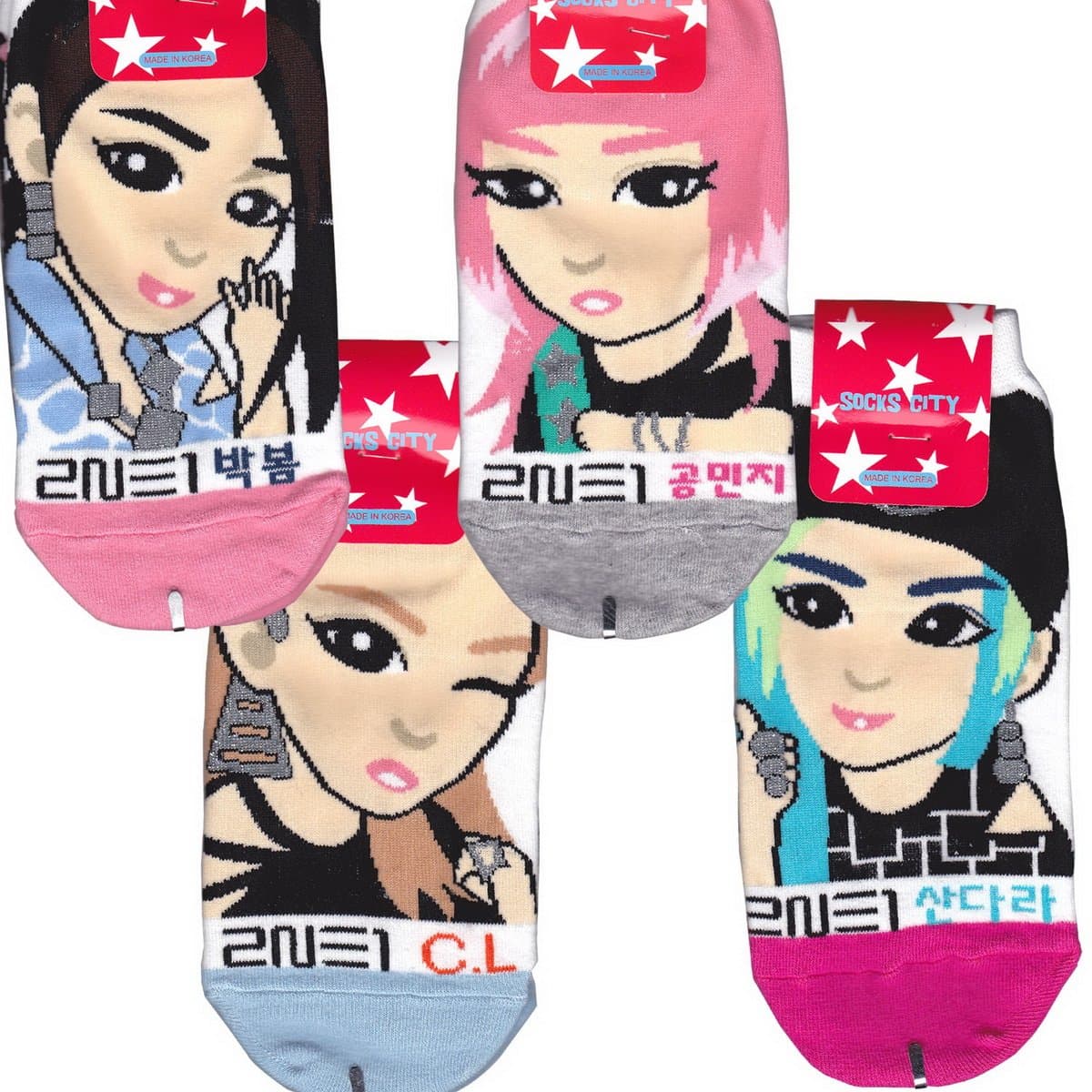 2NE1 Socks Crush Version Kpop Socks (Send From Korea)