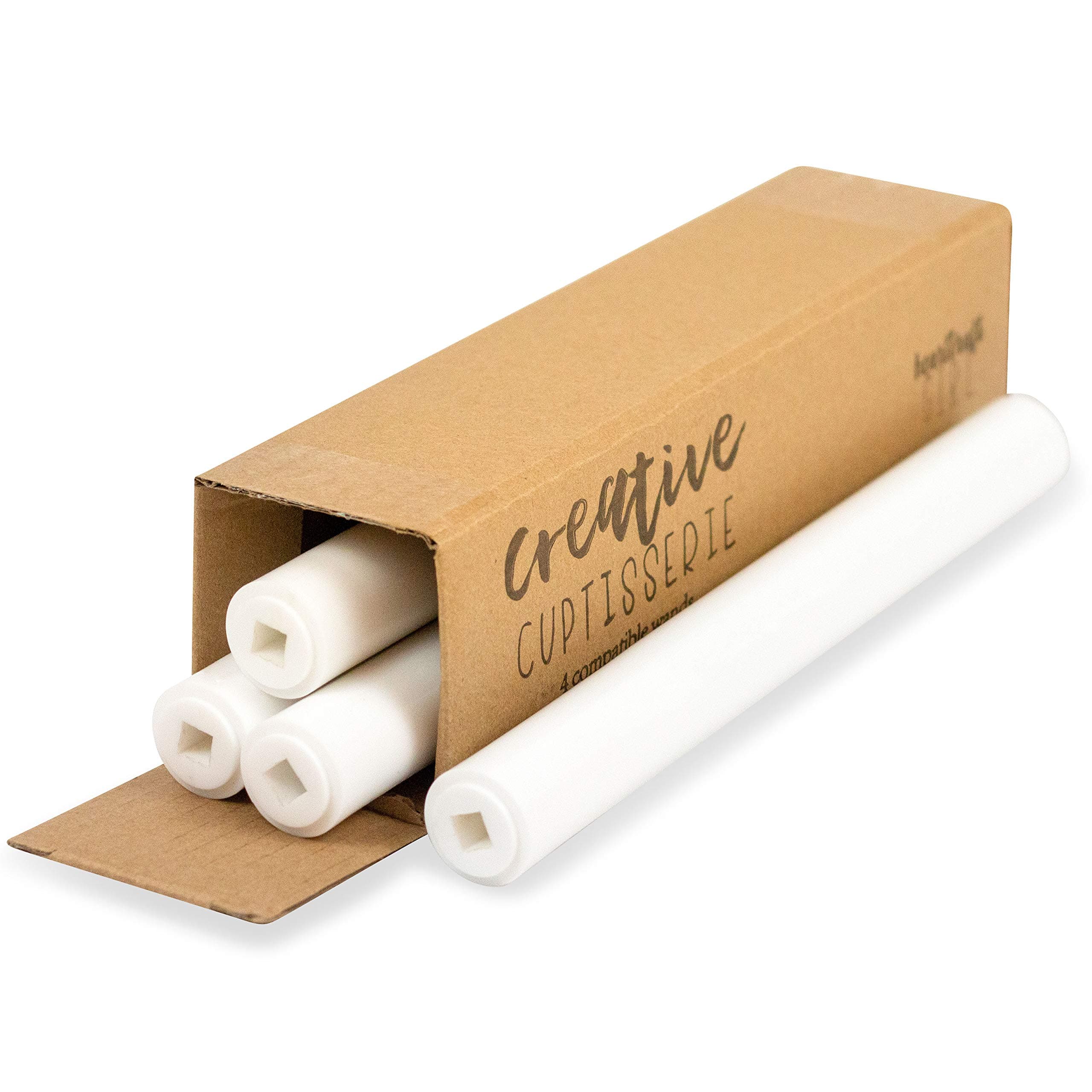 Creative Cuptisserie Wands 4 Pack - Perfectly Molded for 8mm Rotisserie Spit Rods - Create a DIY Cup Turner for Crafts Tumbler Turner Machine - Compatible with 8mm Spit Rods