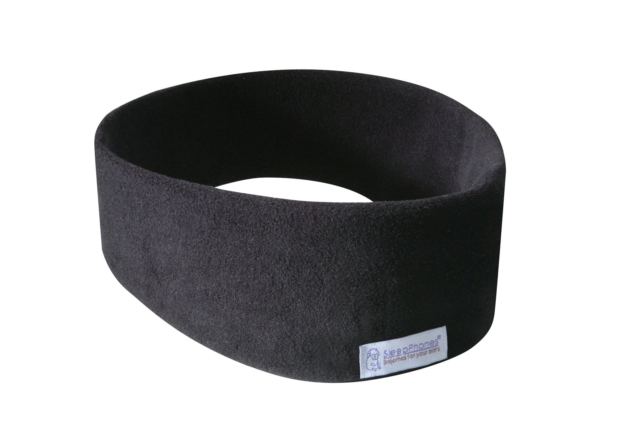 SleepPhones AcousticSheep Wireless | Bluetooth Headphones for Sleep, Travel, and More | The Original and Most Comfortable Headphones for Sleeping | Midnight Black - Fleece Fabric (Size M)