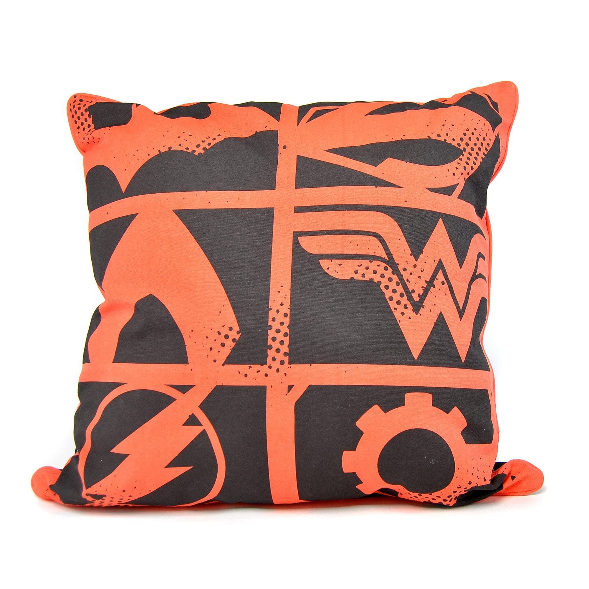 Half Moon Bay Marvel Comics Justice League Cushion, 100 Percent Cotton, Black/Red, One Size